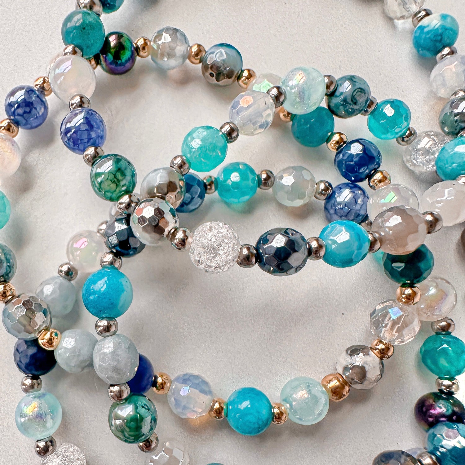 Winter Confetti One of a Kind Mini Stacker Bracelet