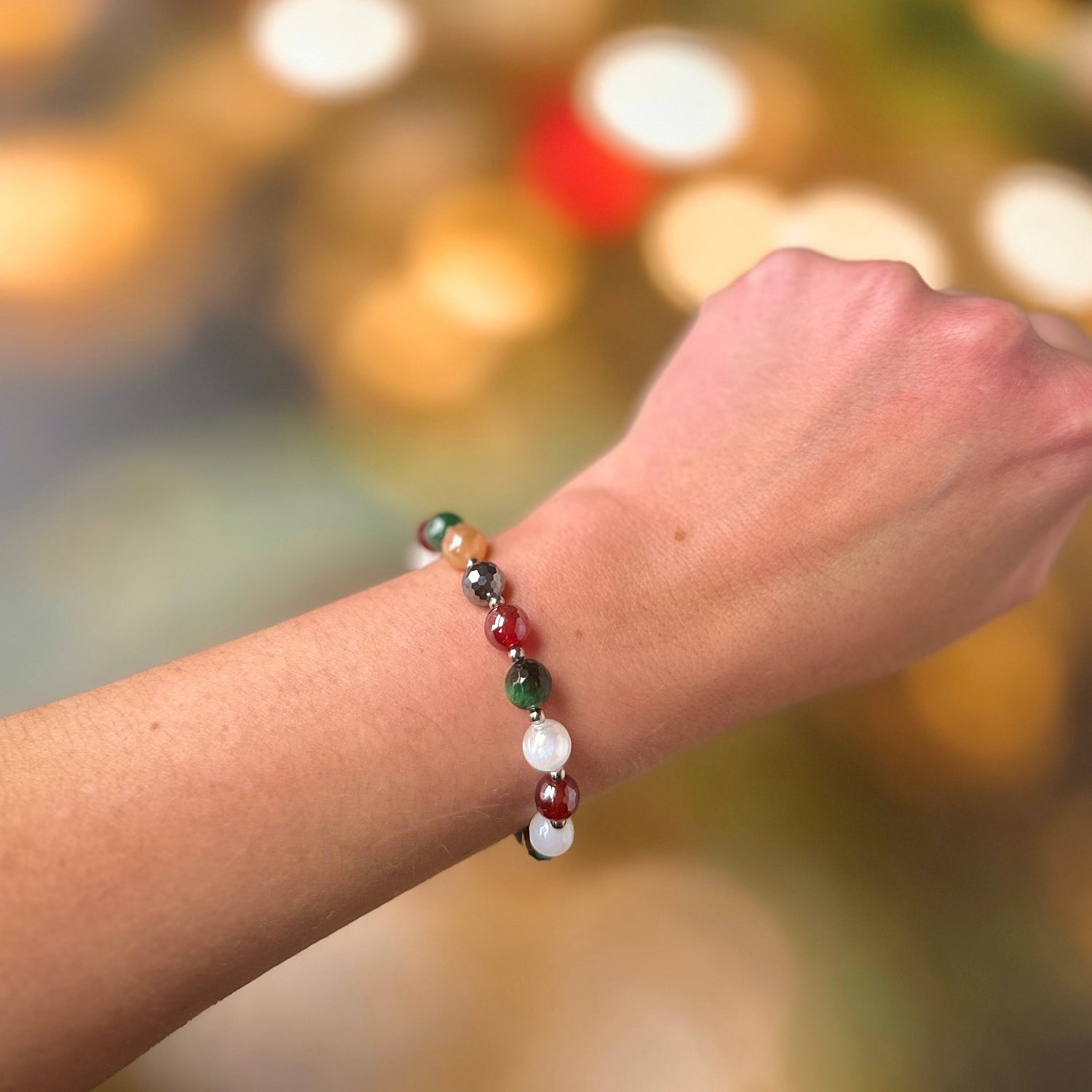 Holiday Confetti One of a Kind Stacker Bracelet