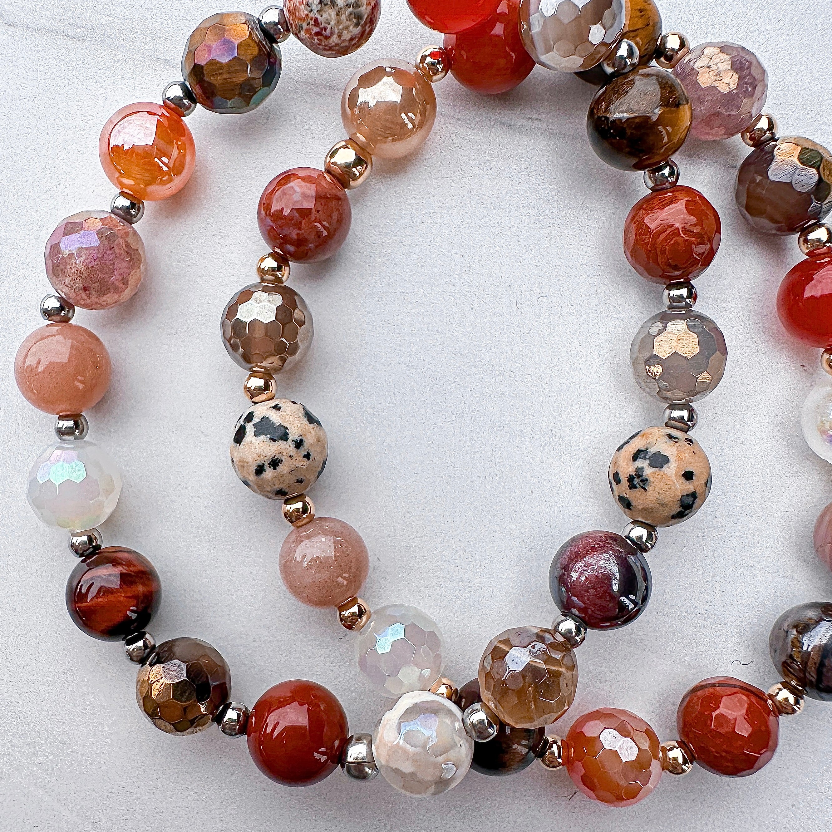Fall Confetti One of a Kind Stacker Bracelet