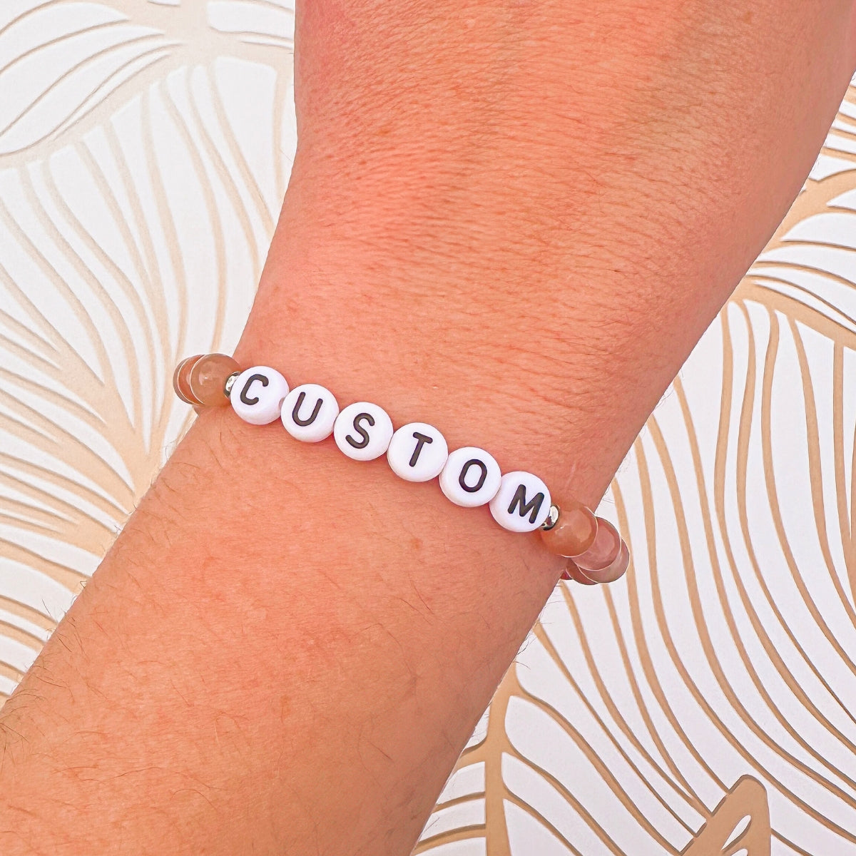 Sunstone Mini Personalized Bracelet