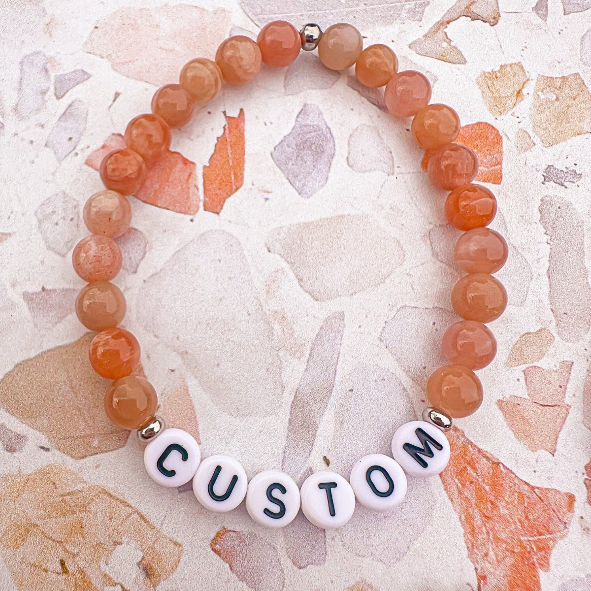 Sunstone Mini Personalized Bracelet