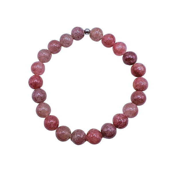 Featherly Lepidolite Stacker Crystal Gemstone Beaded Bracelet