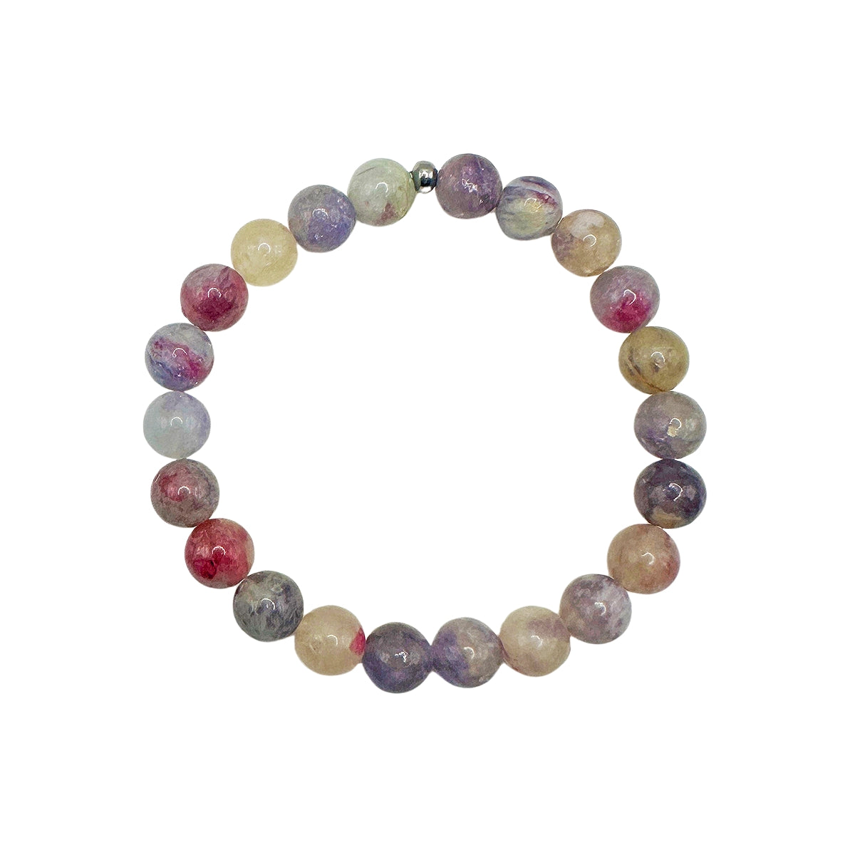 Featherly Unicorn Stone Stacker Crystal Gemstone Beaded Bracelet