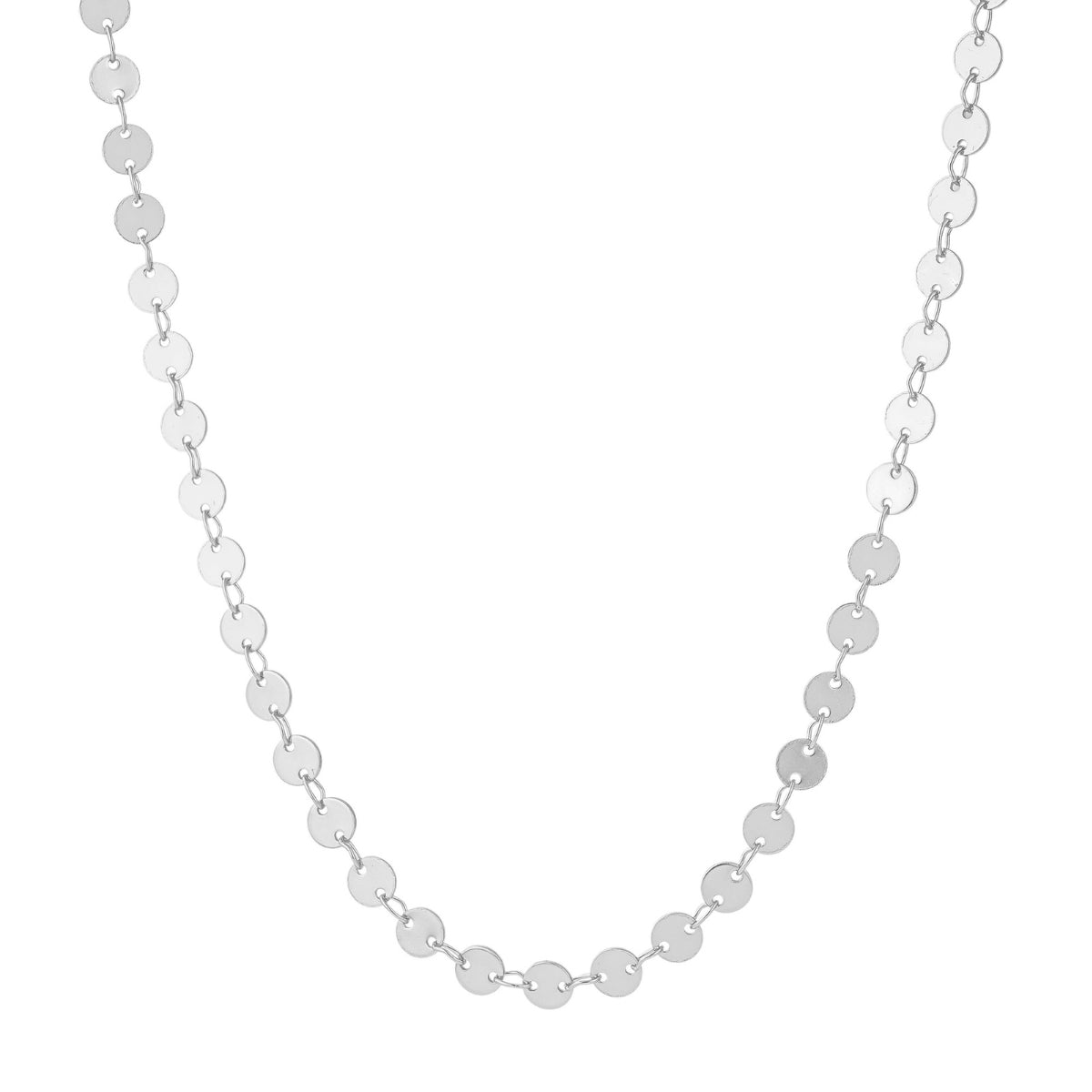 Disc Chain Adjustable Necklace