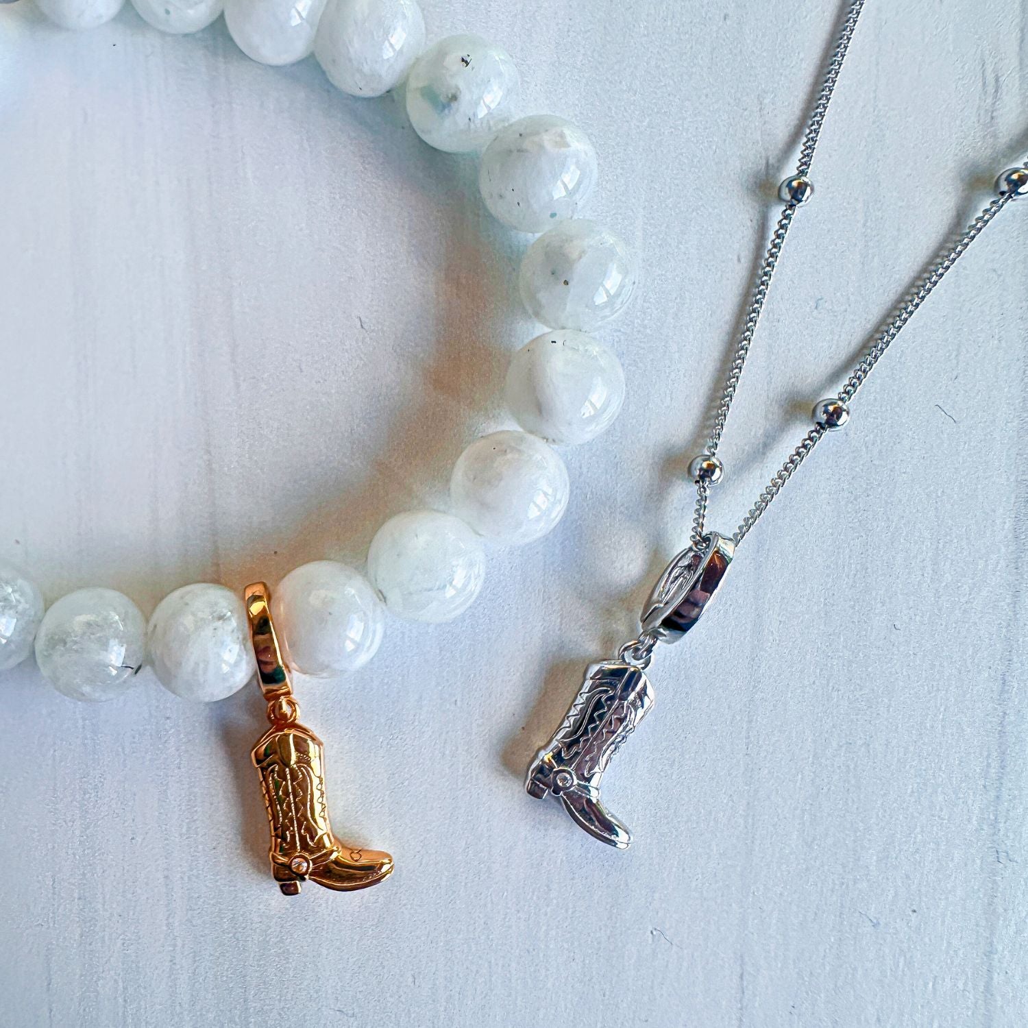 cowboy boot charms for bracelets and necklaces