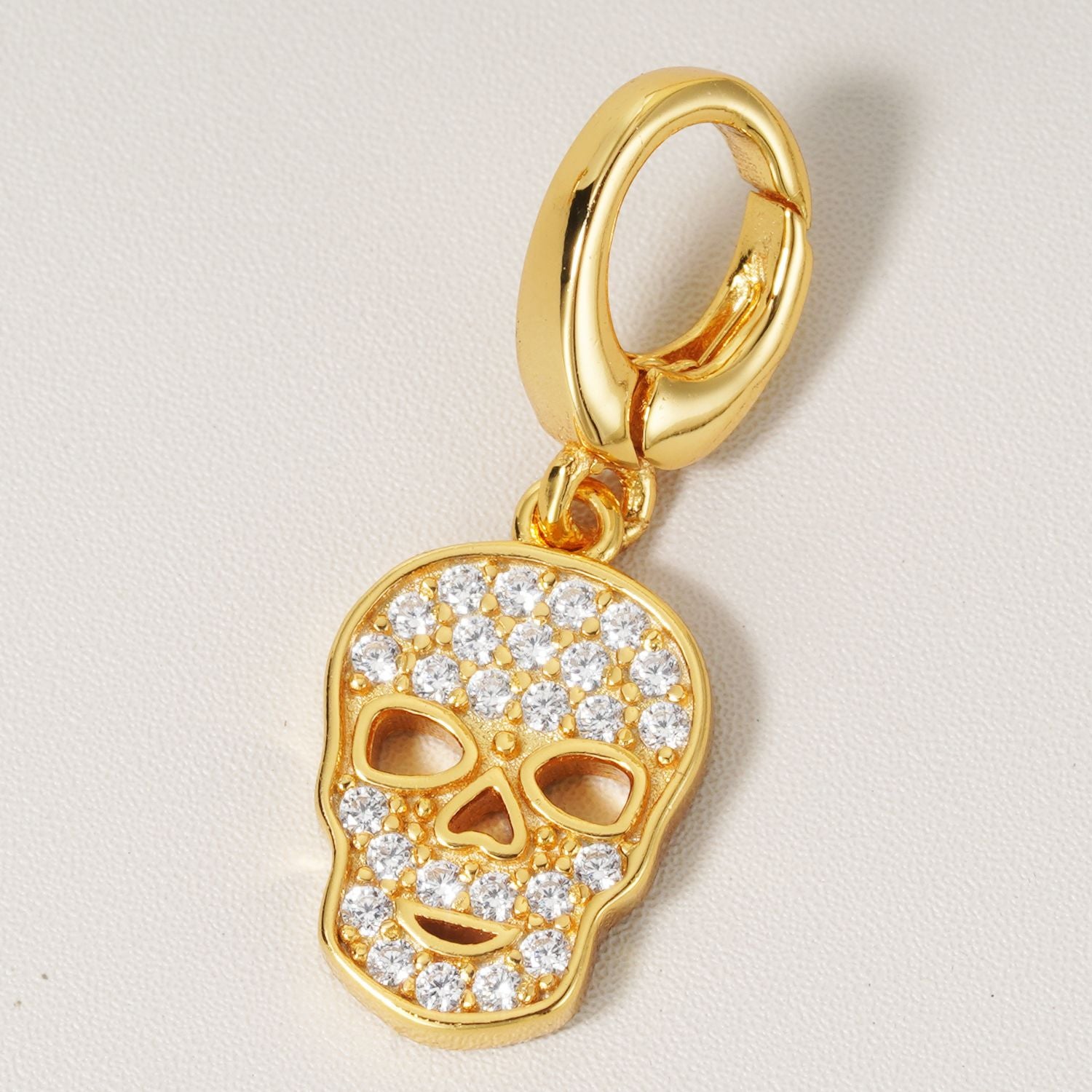 Skull CZ Charm