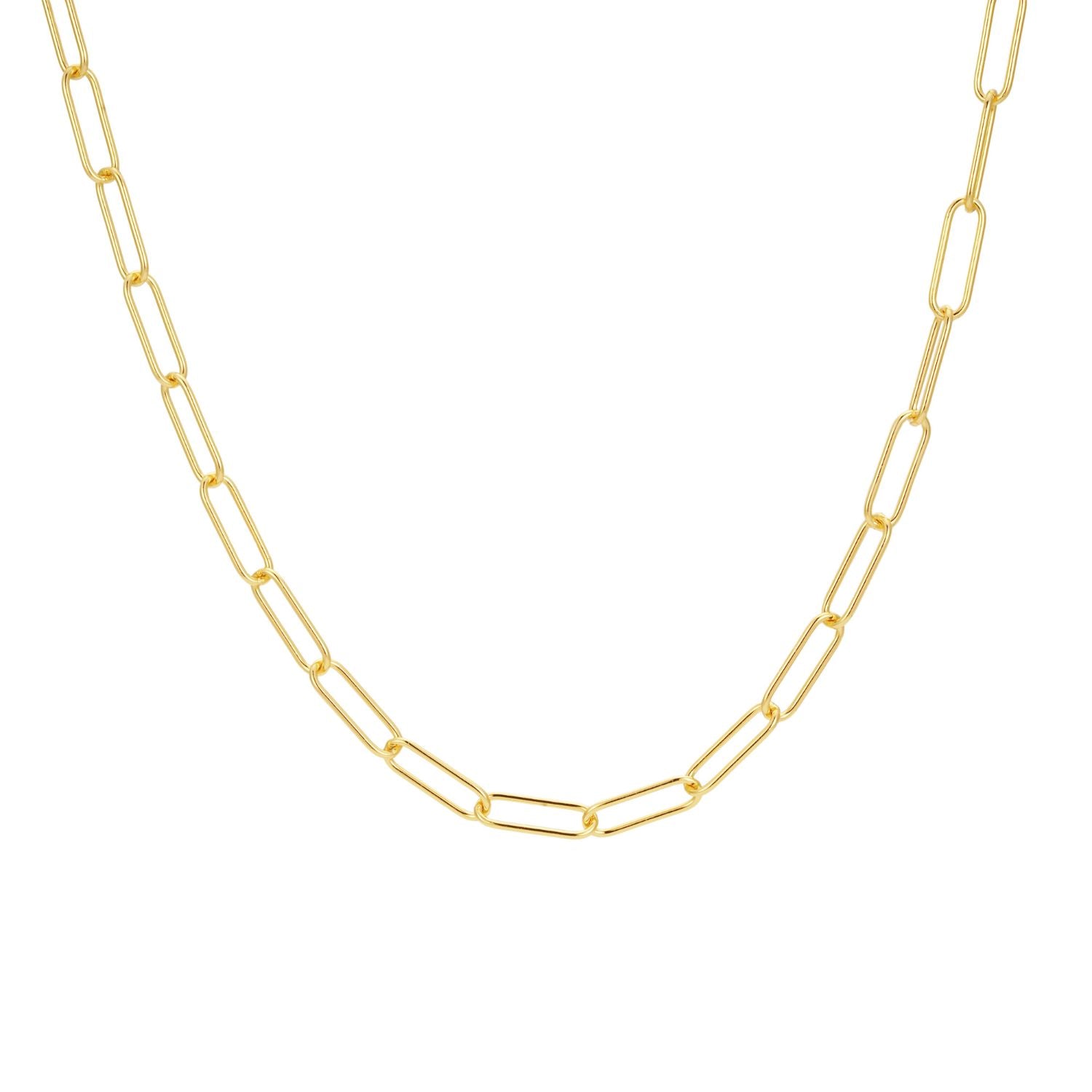 Paperclip Chain Adjustable Necklace