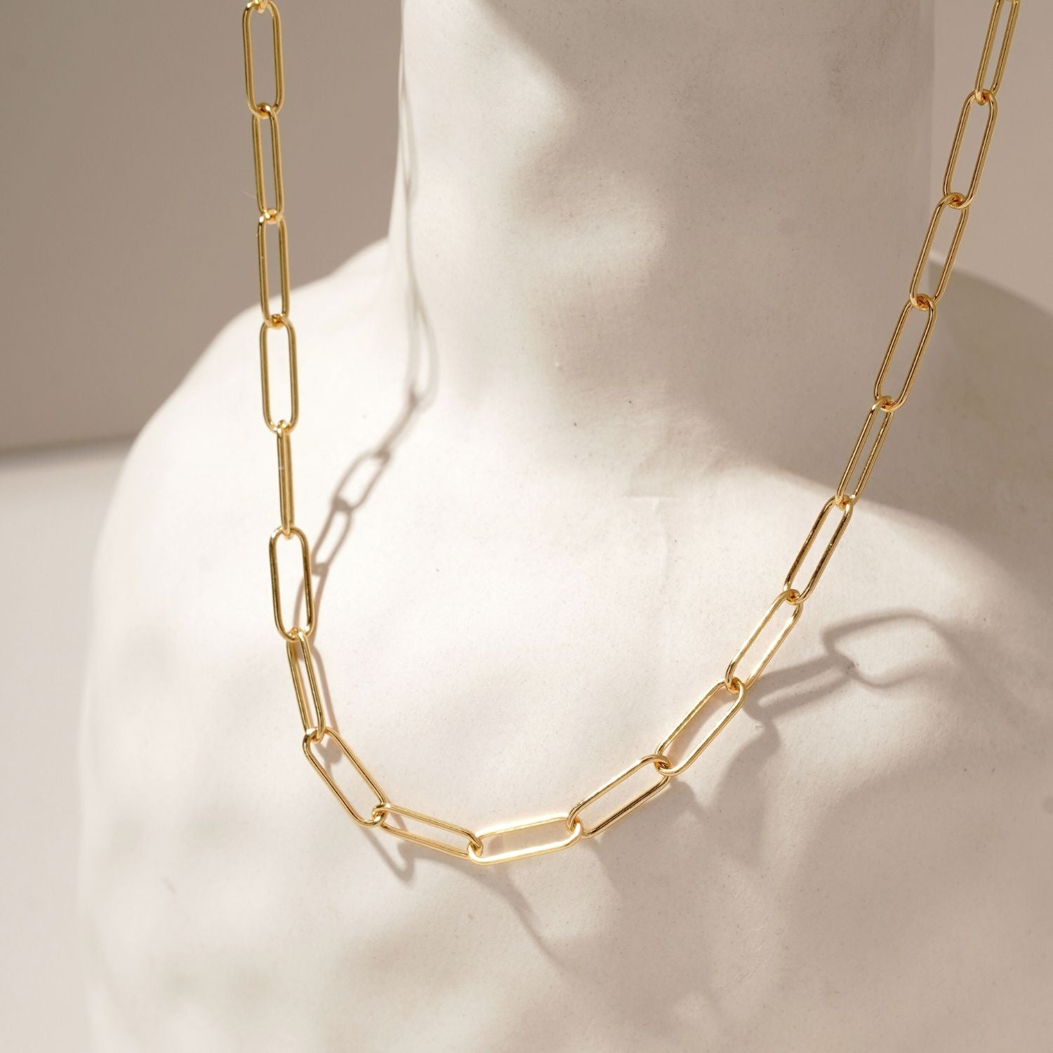 Paperclip Chain Adjustable Necklace