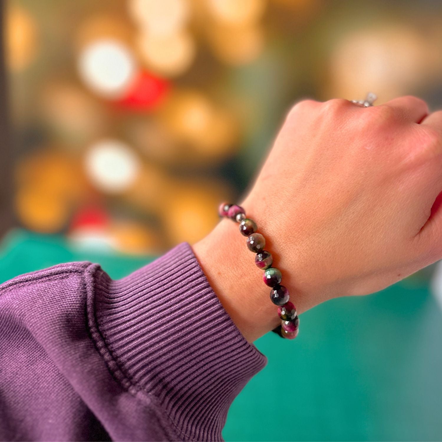 Holiday Tiger's Eye Limited Edition Stacker Bracelet