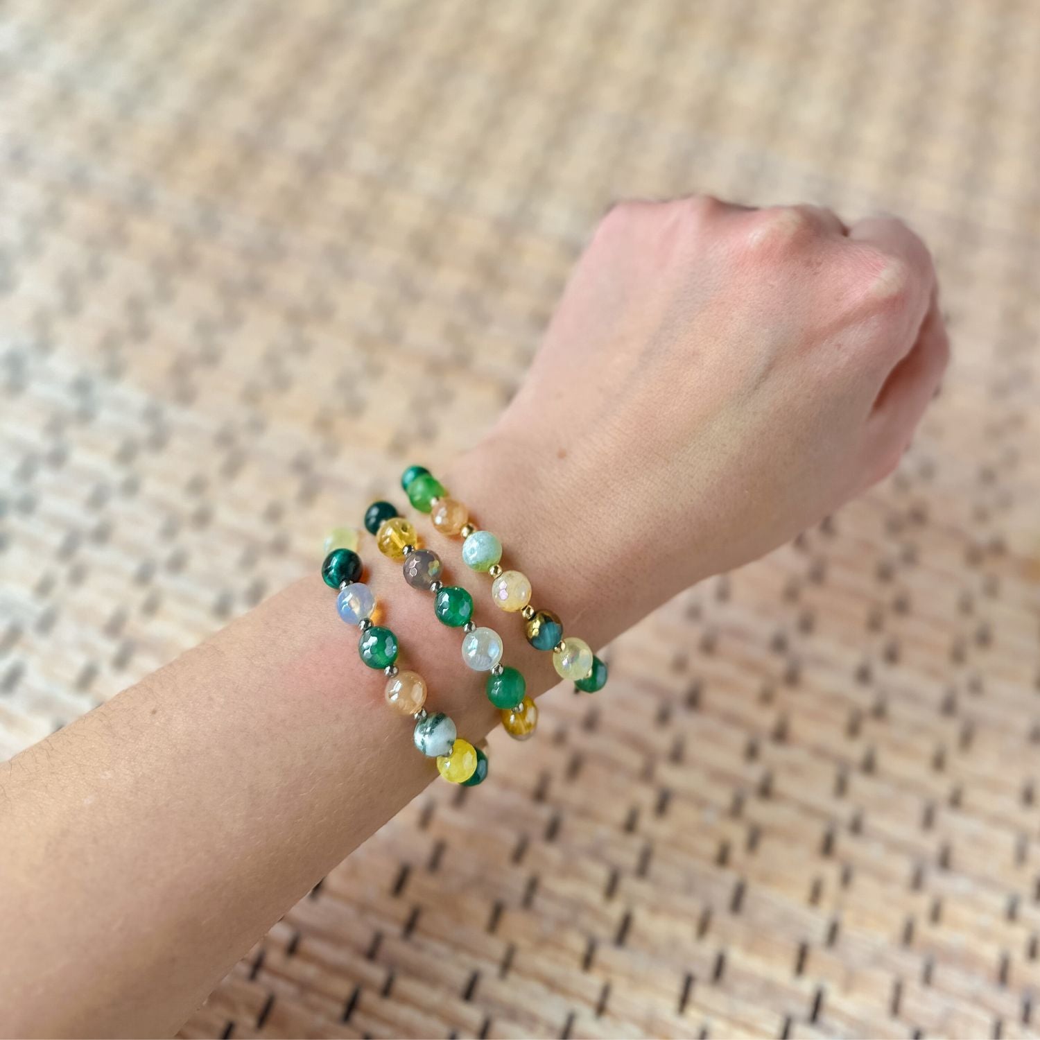 Lucky Confetti One of a Kind Stacker Bracelet