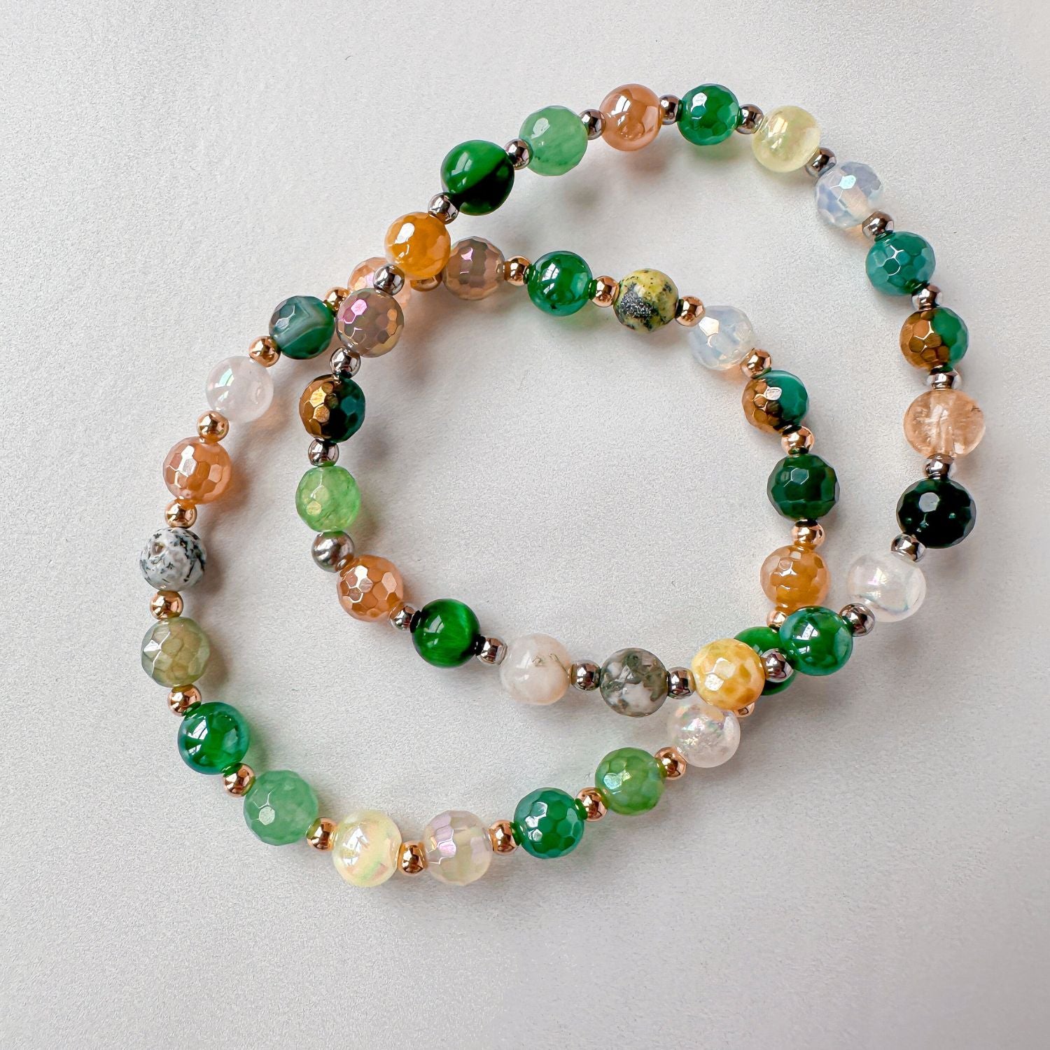 Lucky Confetti One of a Kind Mini Stacker Bracelet