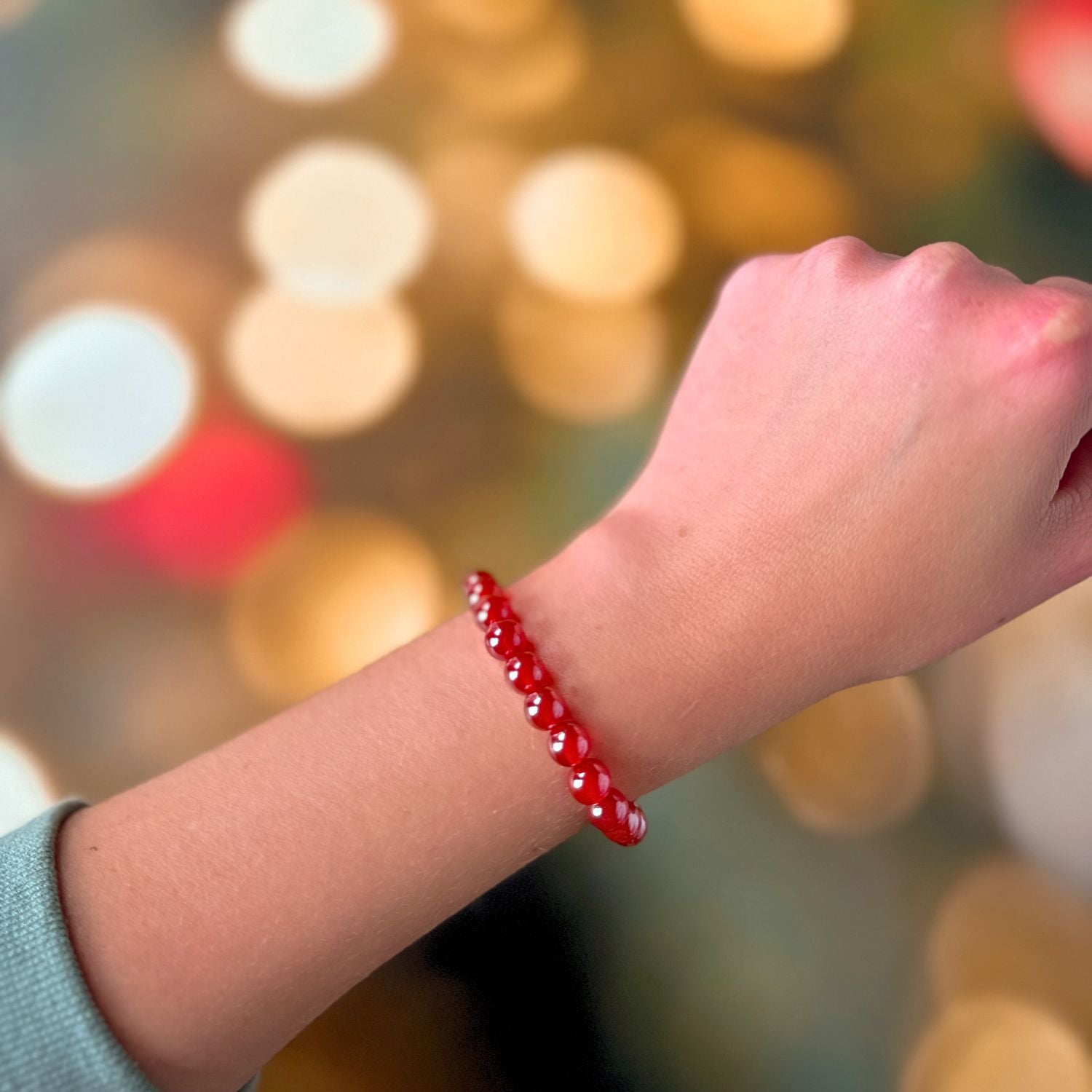 Mystic Red Agate Limited Edition Stacker Bracelet