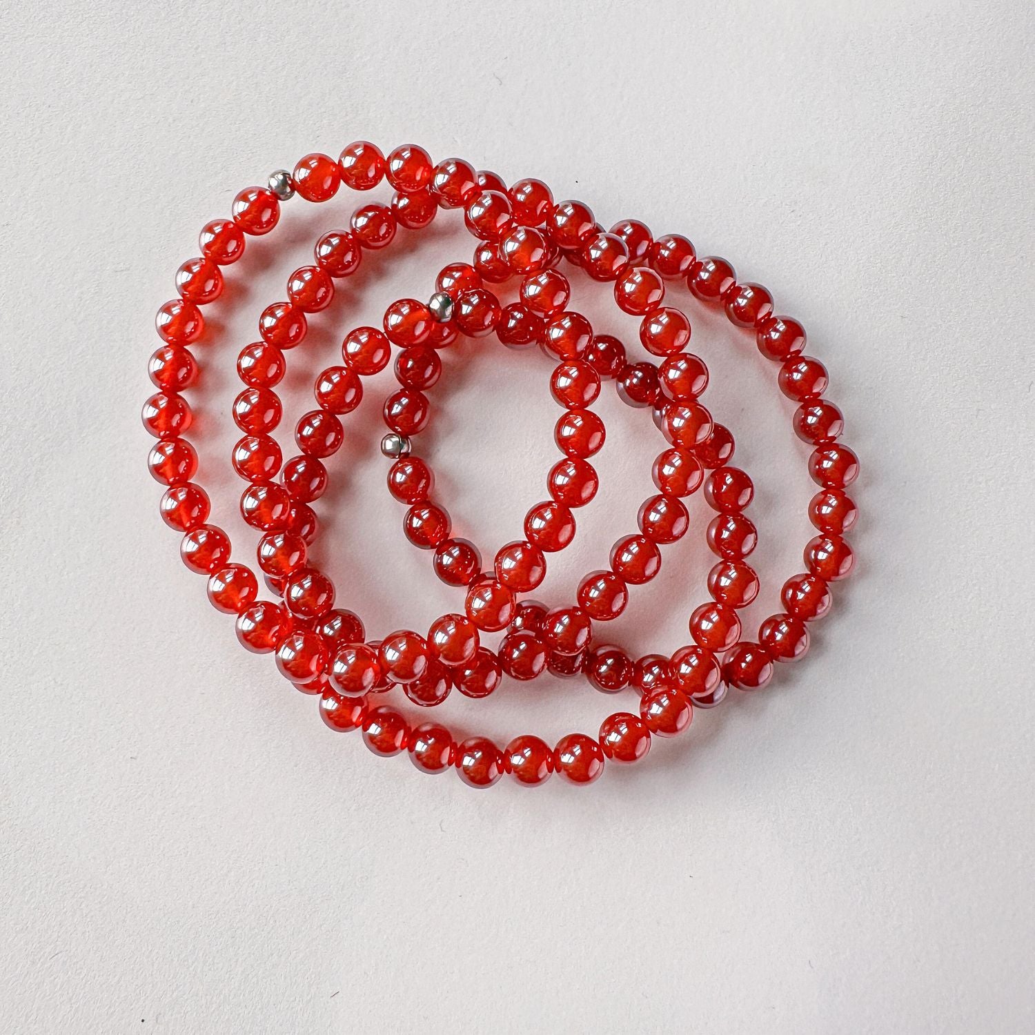 Mystic Red Agate Limited Edition Mini Stacker Bracelet