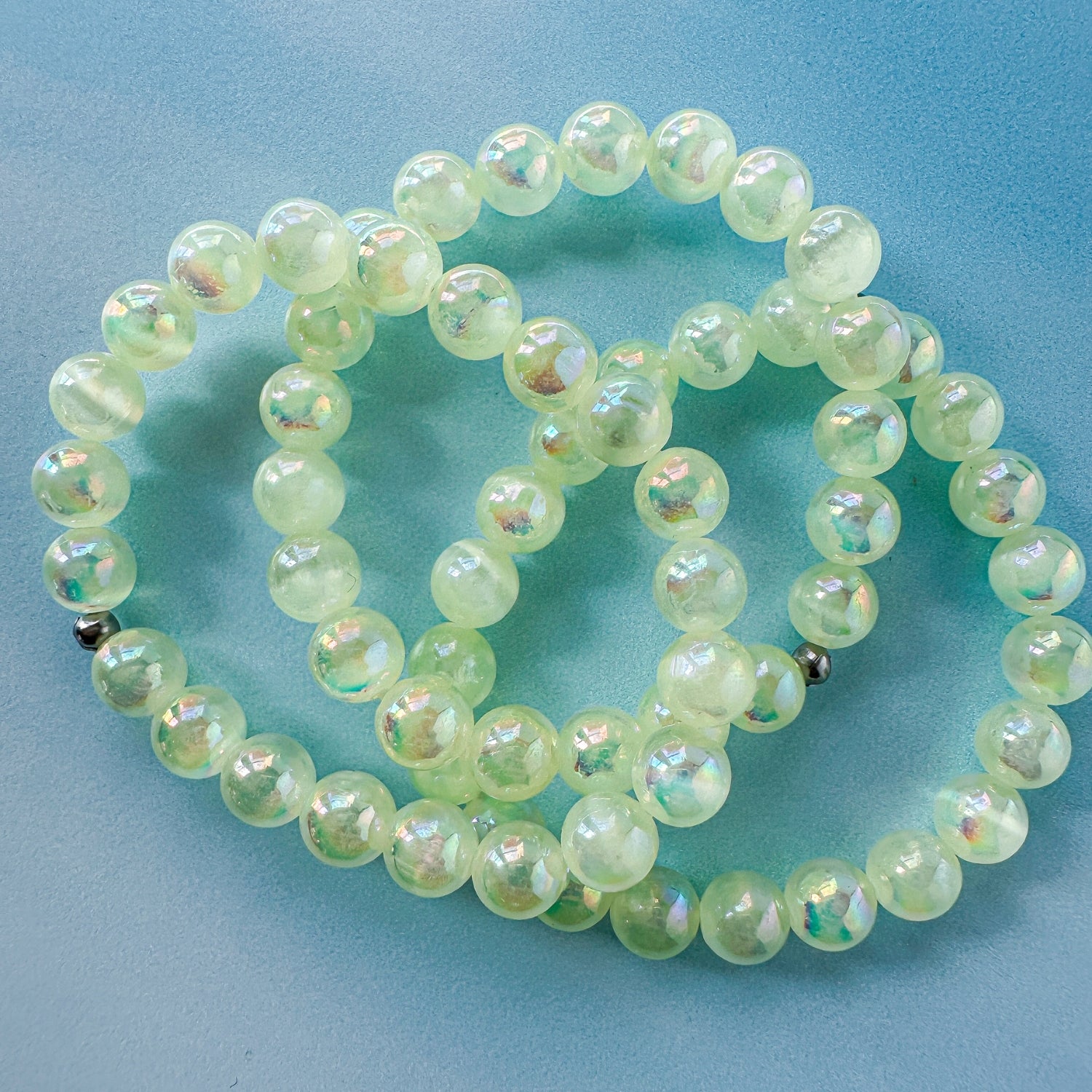 Mystic Yellow Selenite Stacker Bracelet