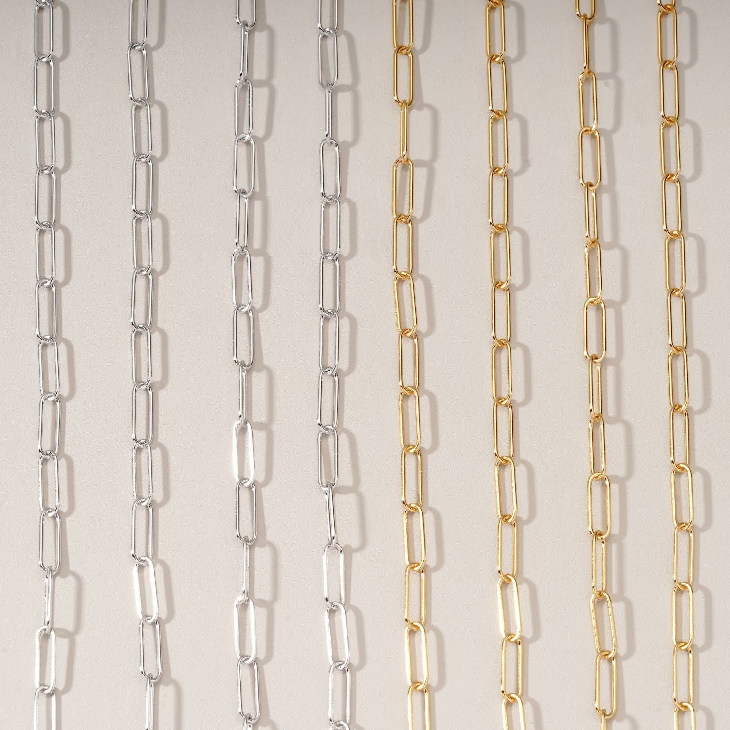 Paperclip Chain Adjustable Necklace