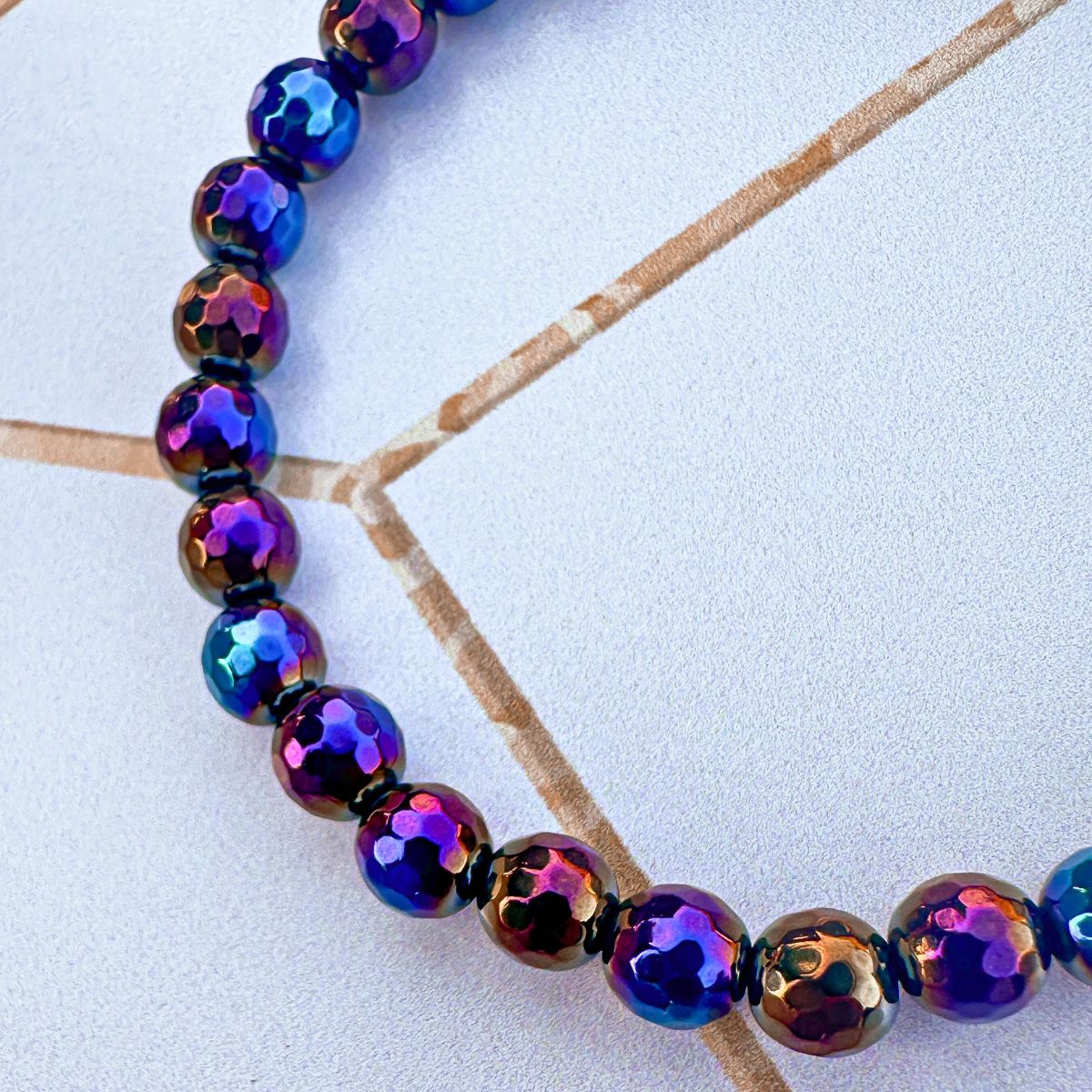 rainbow beaded bracelet for women