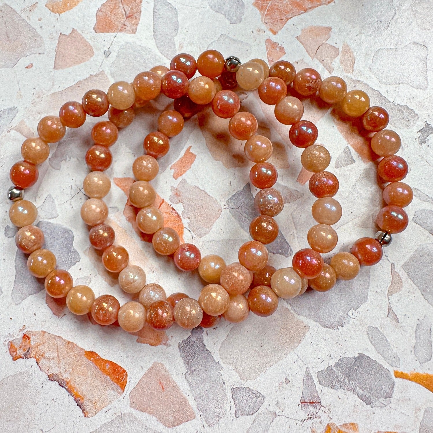 Mystic Red Aventurine Mini Stacker Bracelet