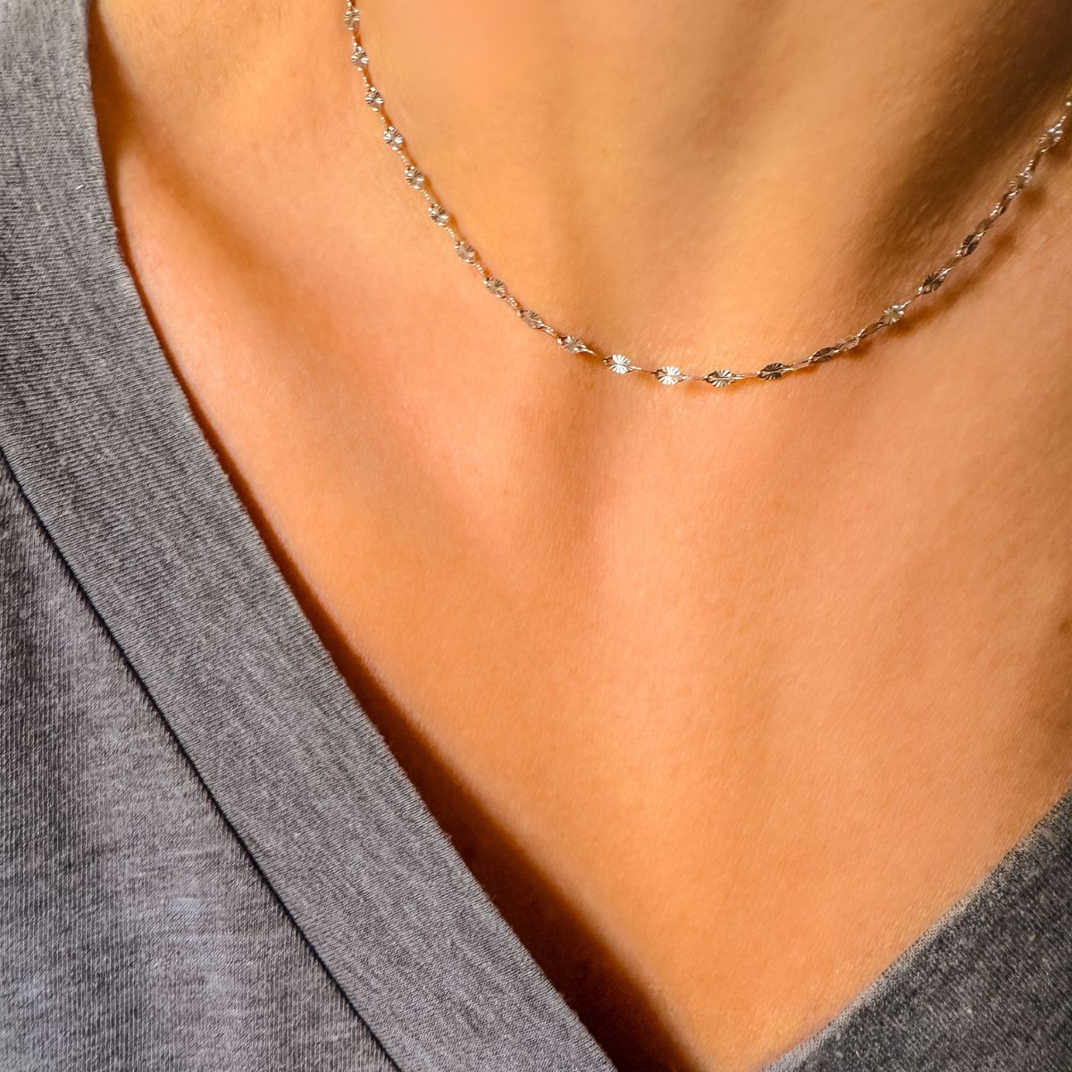 Starburst Chain Adjustable Necklace