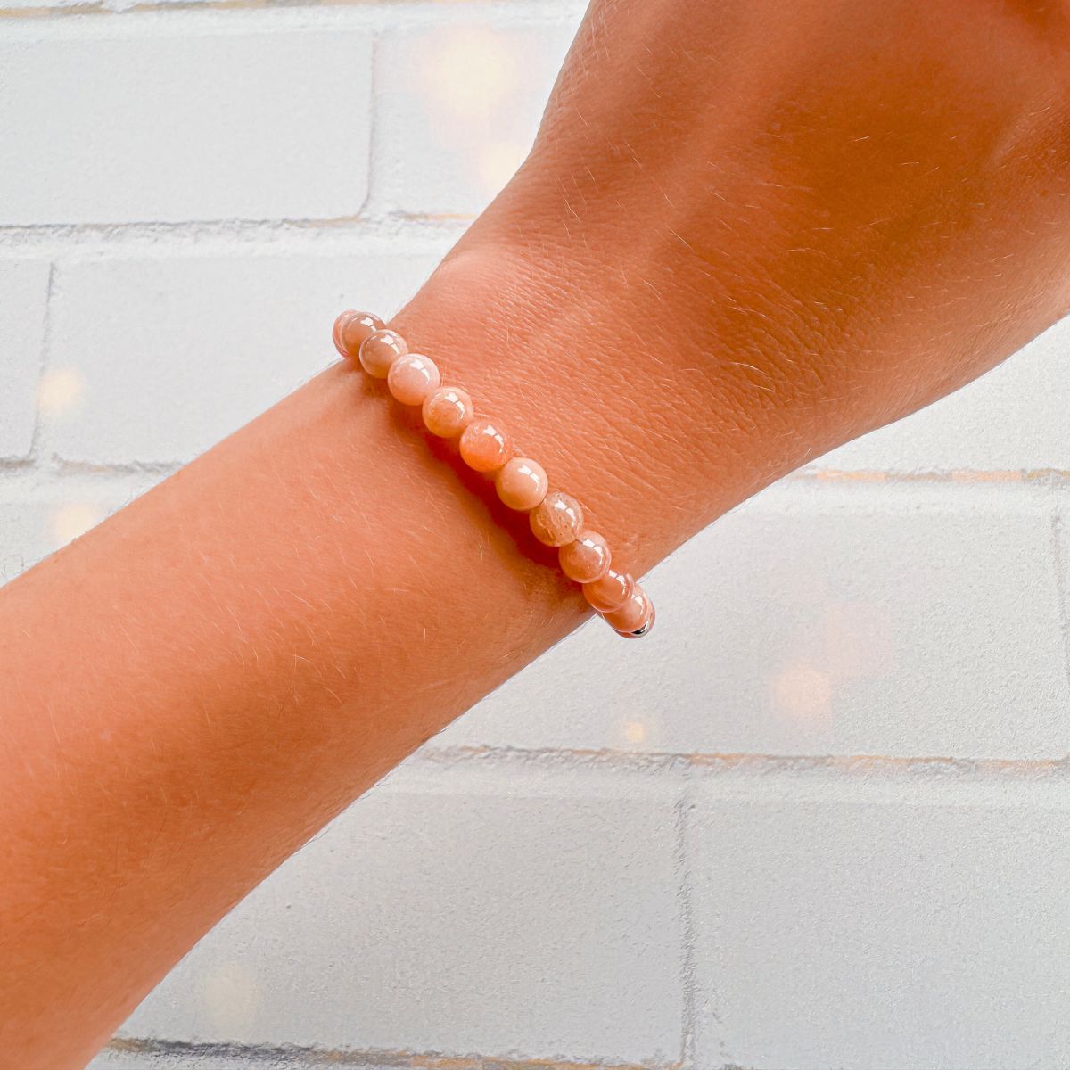 mini stacker bracelet from featherly in sunstone