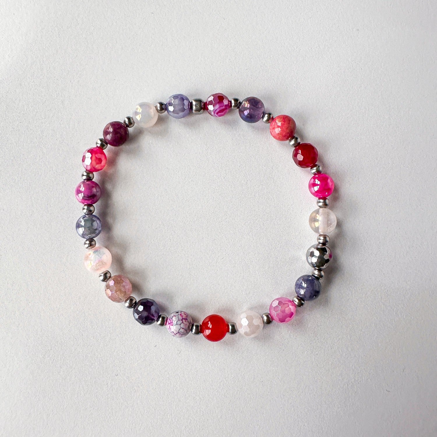 Valentine's Day Confetti One of a Kind Mini Stacker Bracelet