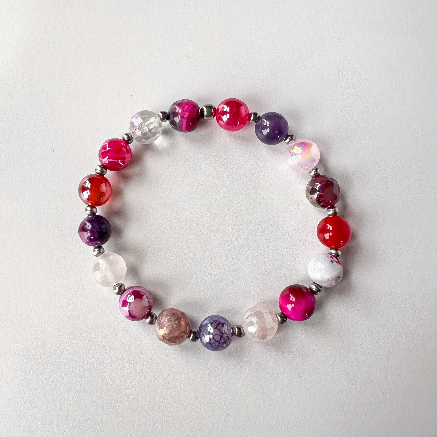 Valentine's Day Confetti One of a Kind Stacker Bracelet
