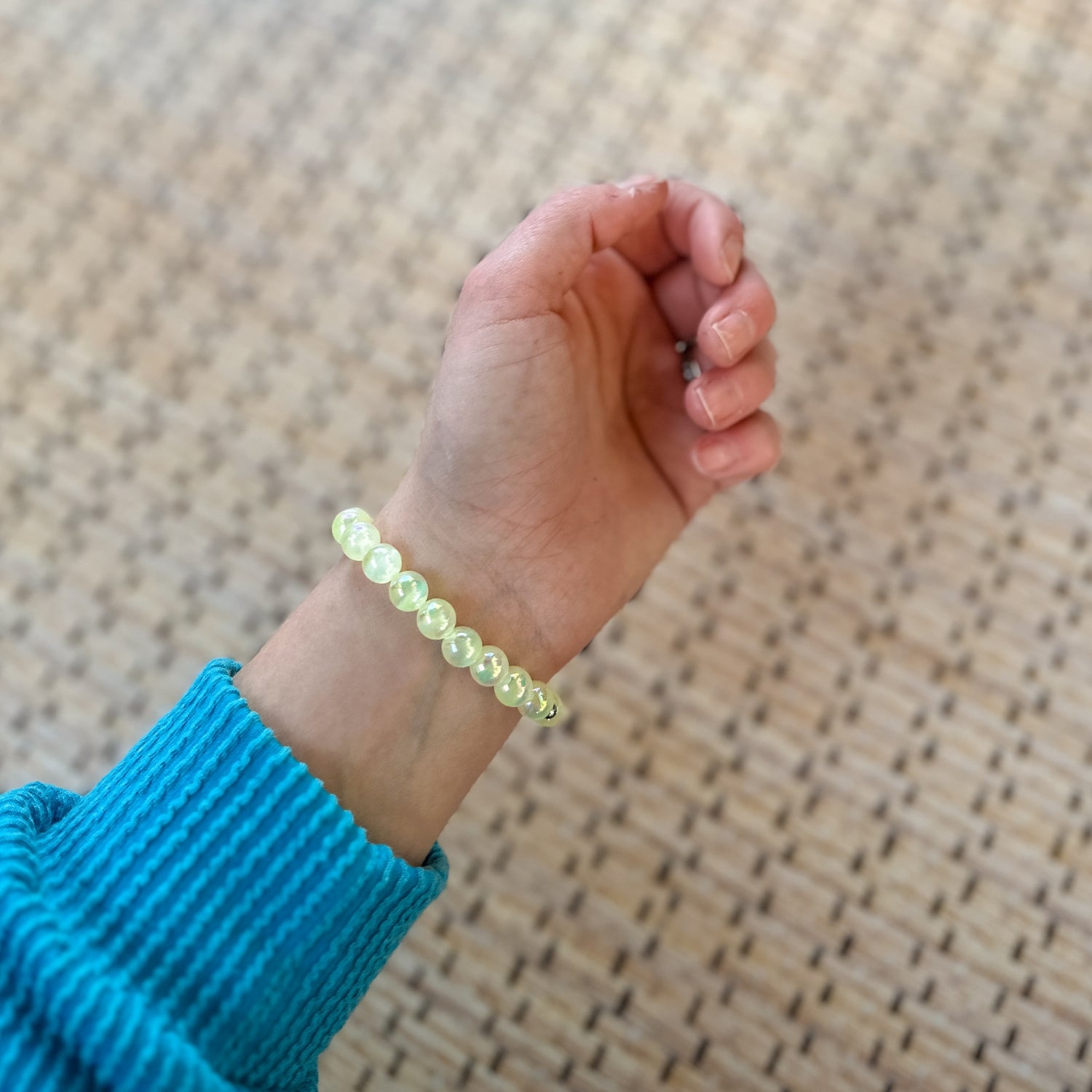 Mystic Yellow Selenite Stacker Bracelet