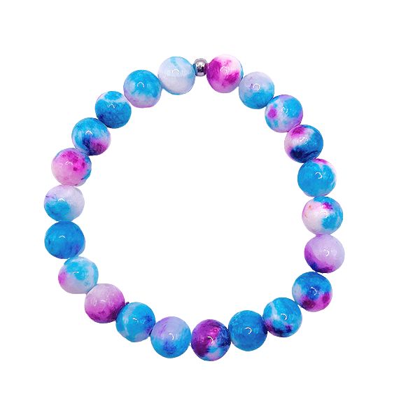 Love & Happiness - Cotton Candy Jade Stacker Bracelet