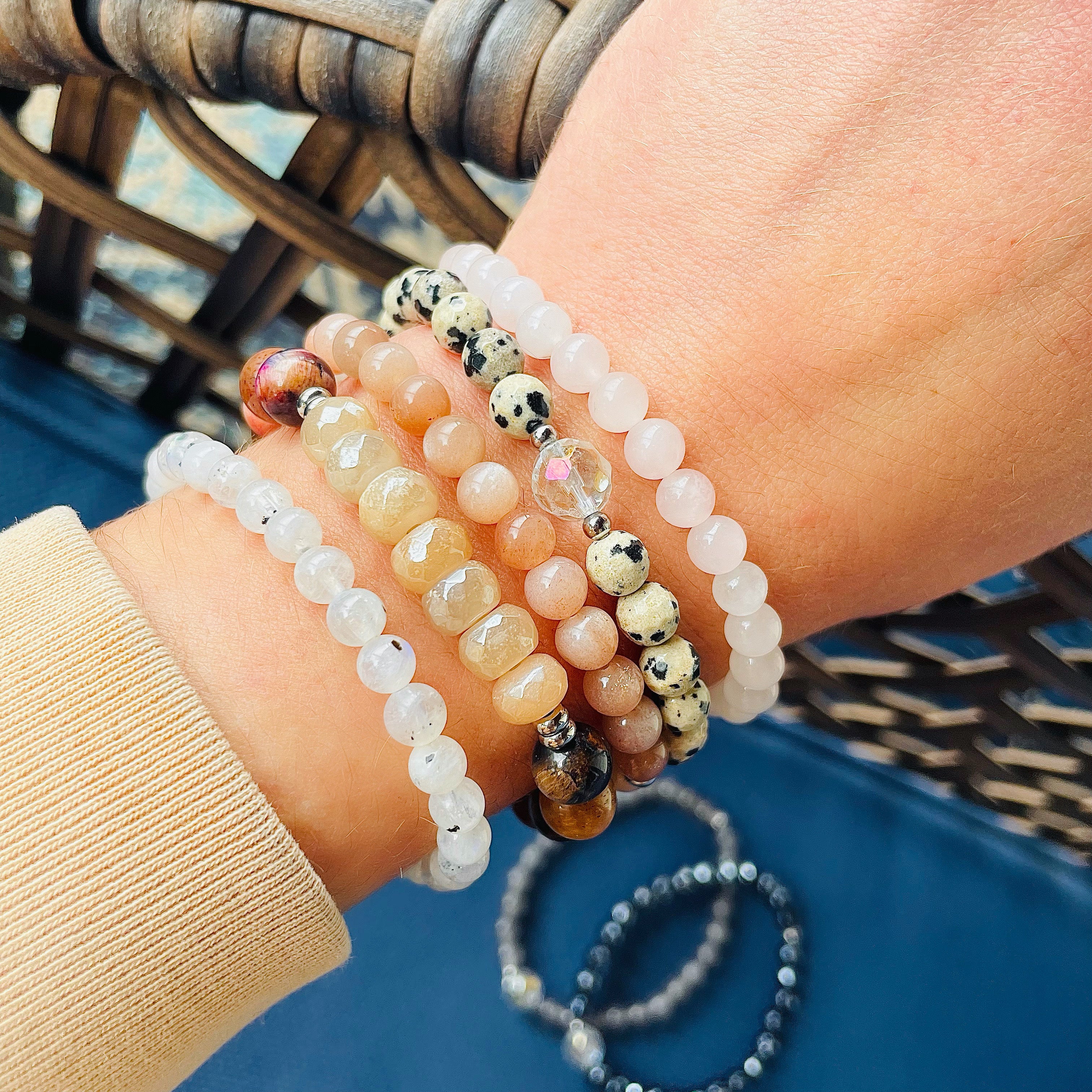 Positive Purpose - Pink Aventurine and Tiger's Eye Bracelet