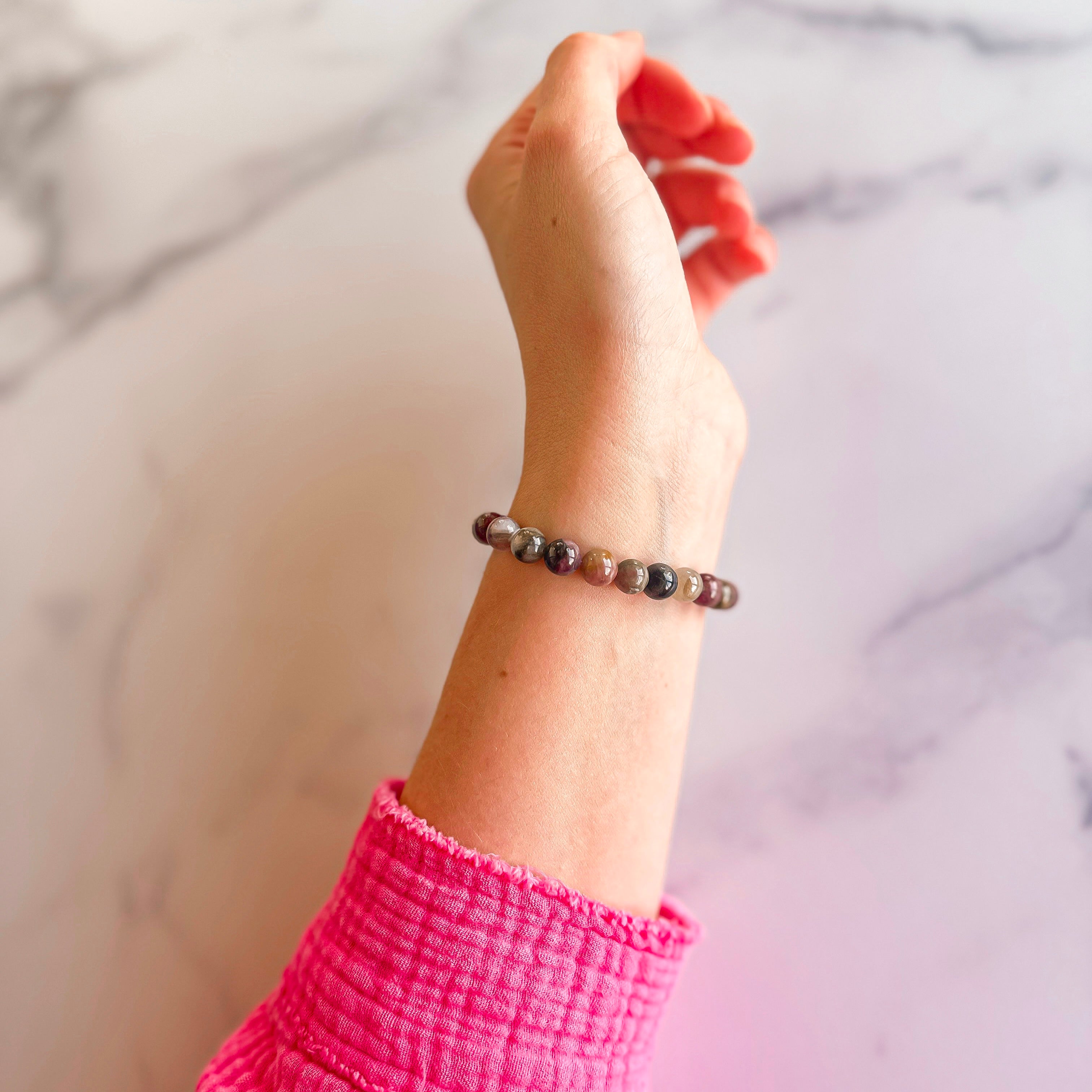 Inspiration - Mixed Tourmaline Stacker Bracelet