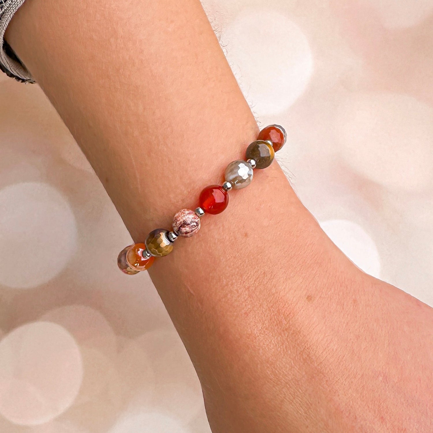Fall Confetti One of a Kind Stacker Bracelet