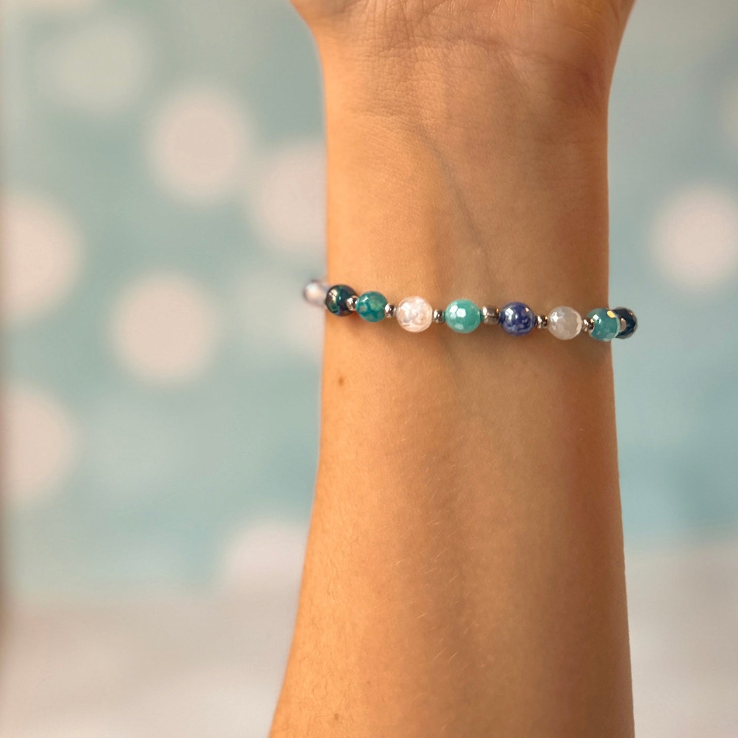 Winter Confetti One of a Kind Mini Stacker Bracelet