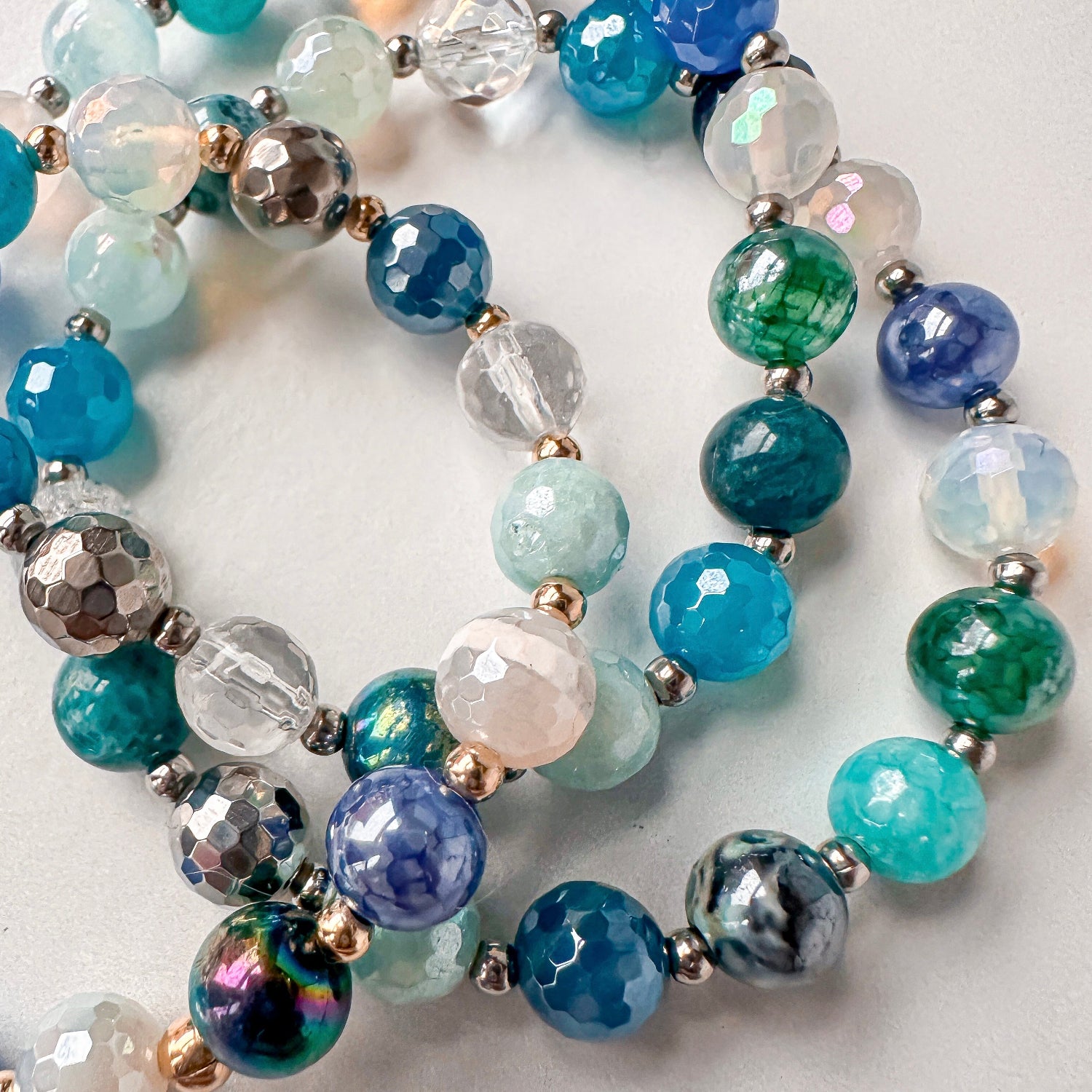 Winter Confetti One of a Kind Stacker Bracelet