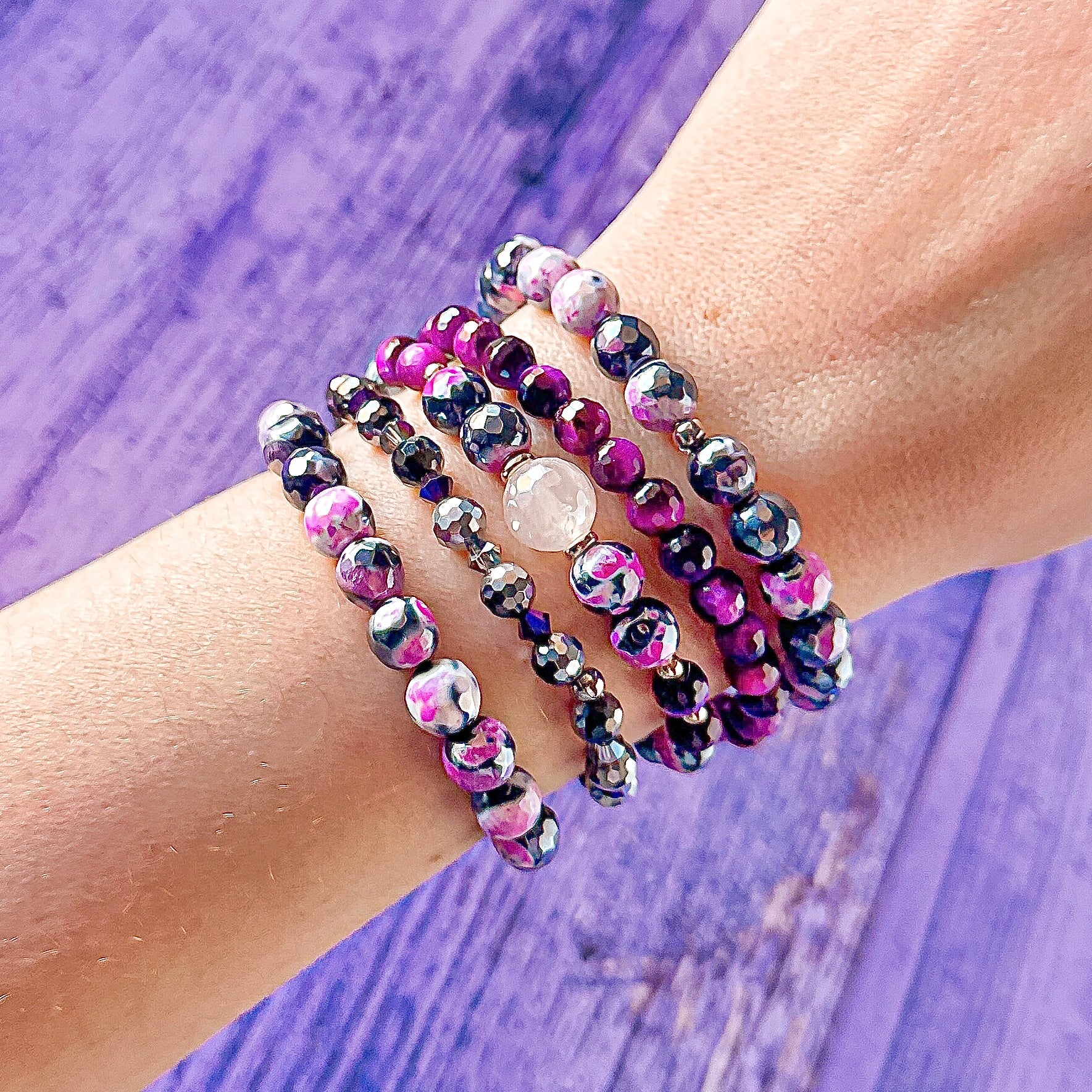 February Limited Edition Mini Stacker Bracelet