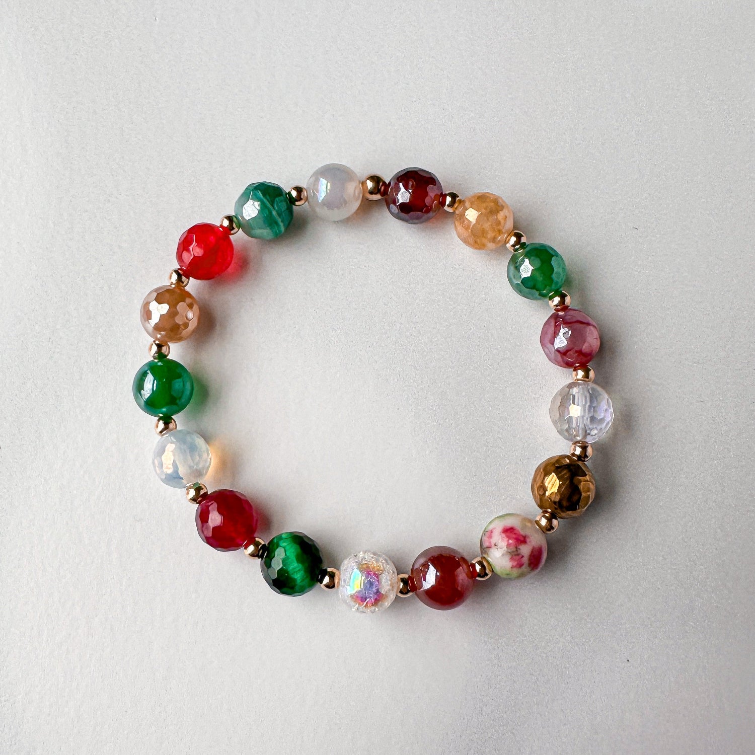 Holiday Confetti One of a Kind Stacker Bracelet