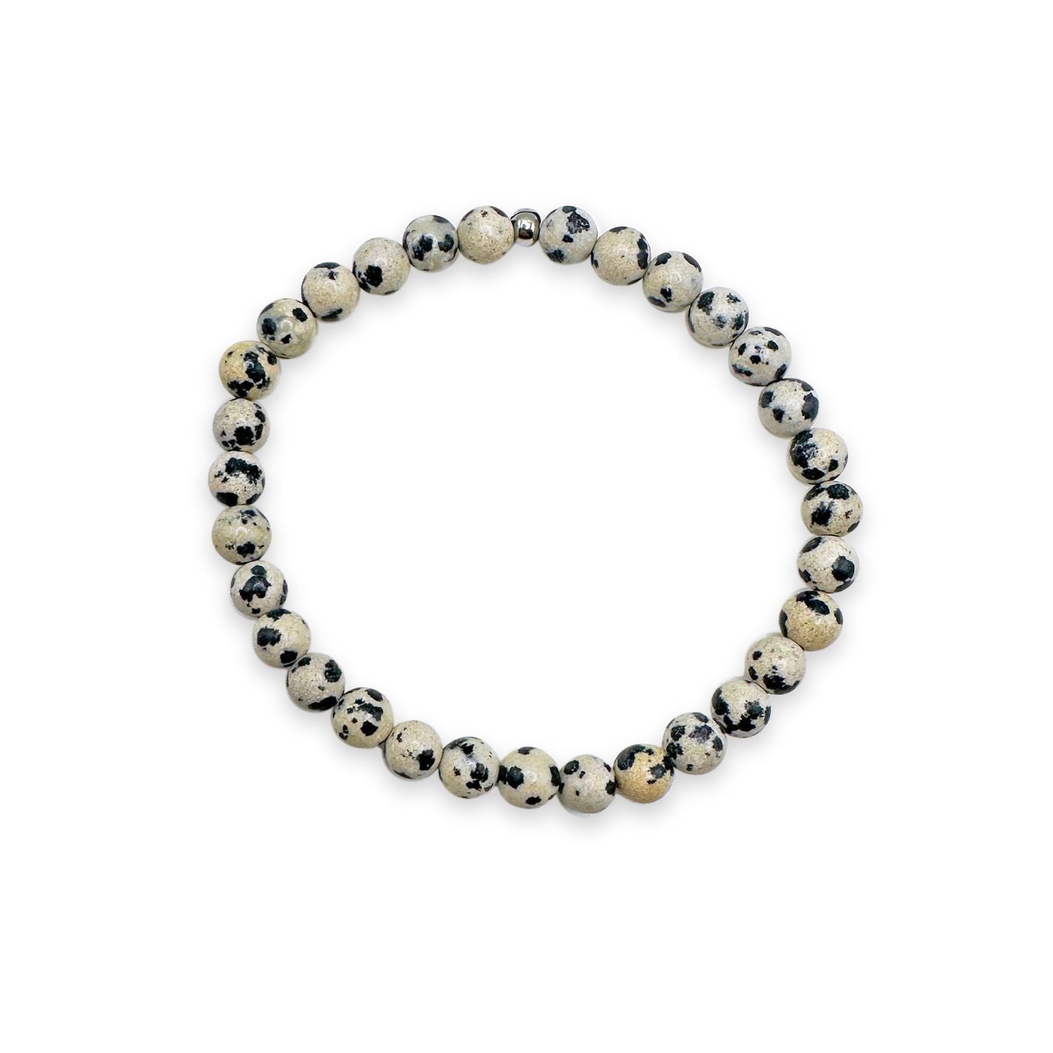 Joy - Dalmatian Jasper Mini Stacker Bracelet