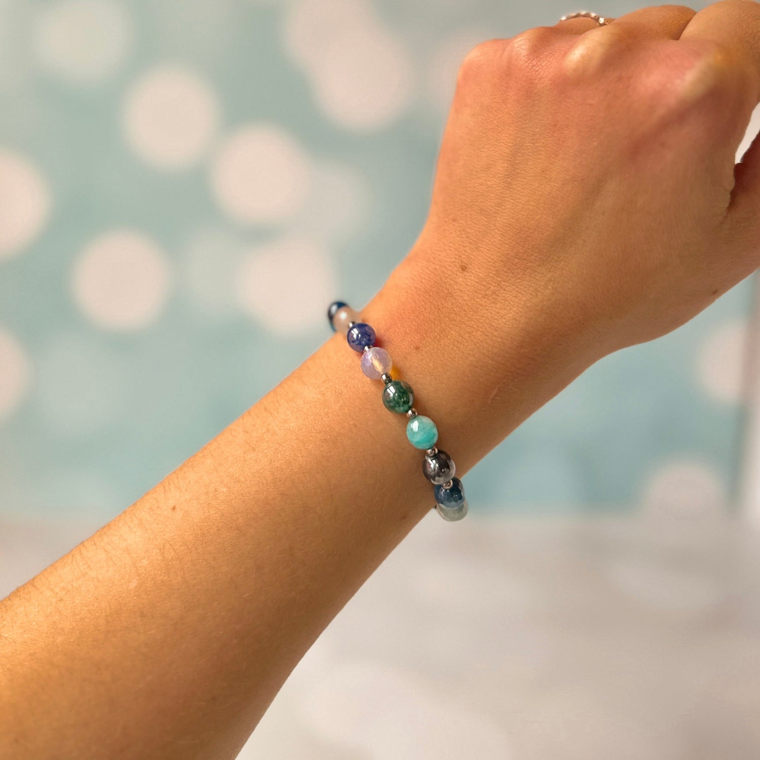 Winter Confetti One of a Kind Stacker Bracelet