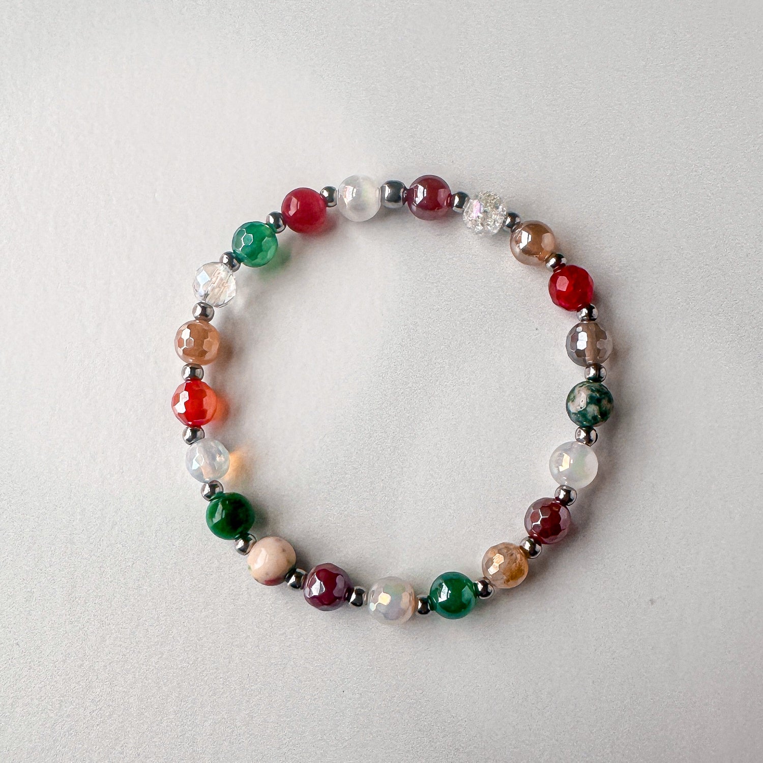 Holiday Confetti One of a Kind Mini Stacker Bracelet