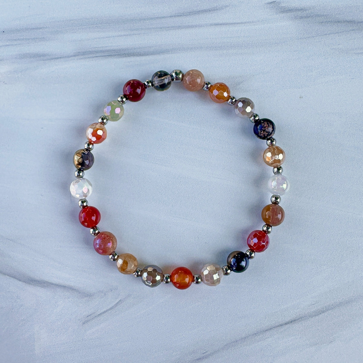 Fall Confetti One of a Kind Mini Stacker Bracelet