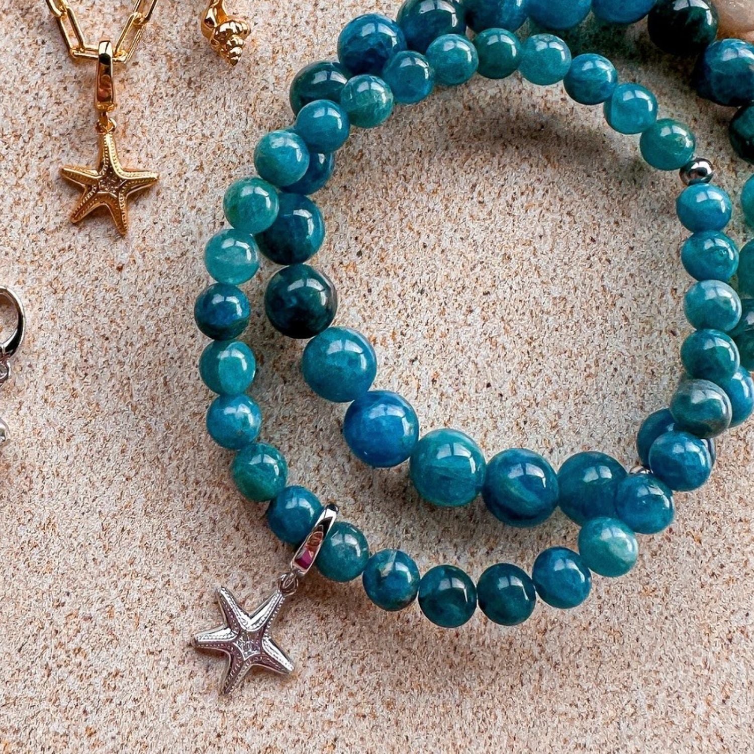 cz starfish charms for bracelets and necklaces