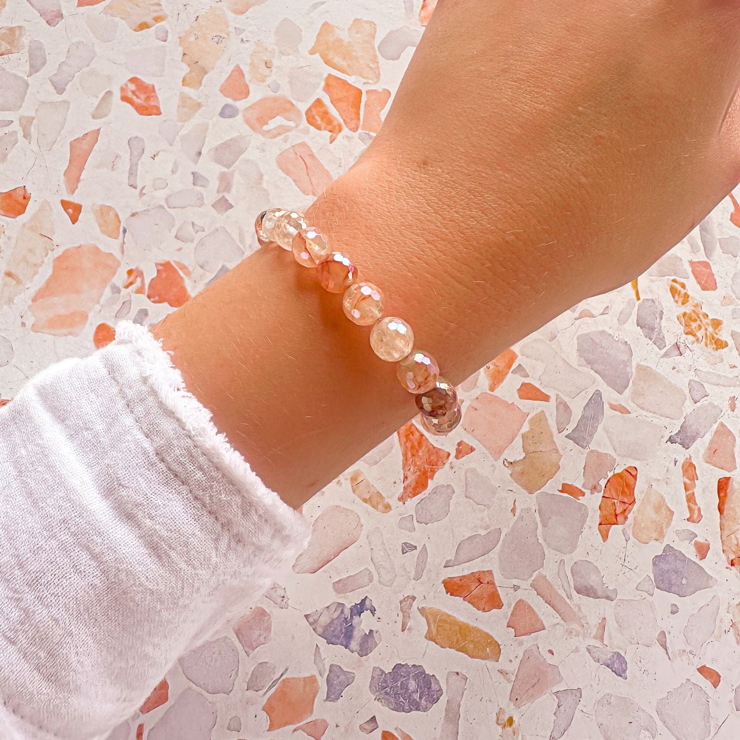 Passion - Fire Quartz Stacker Bracelet