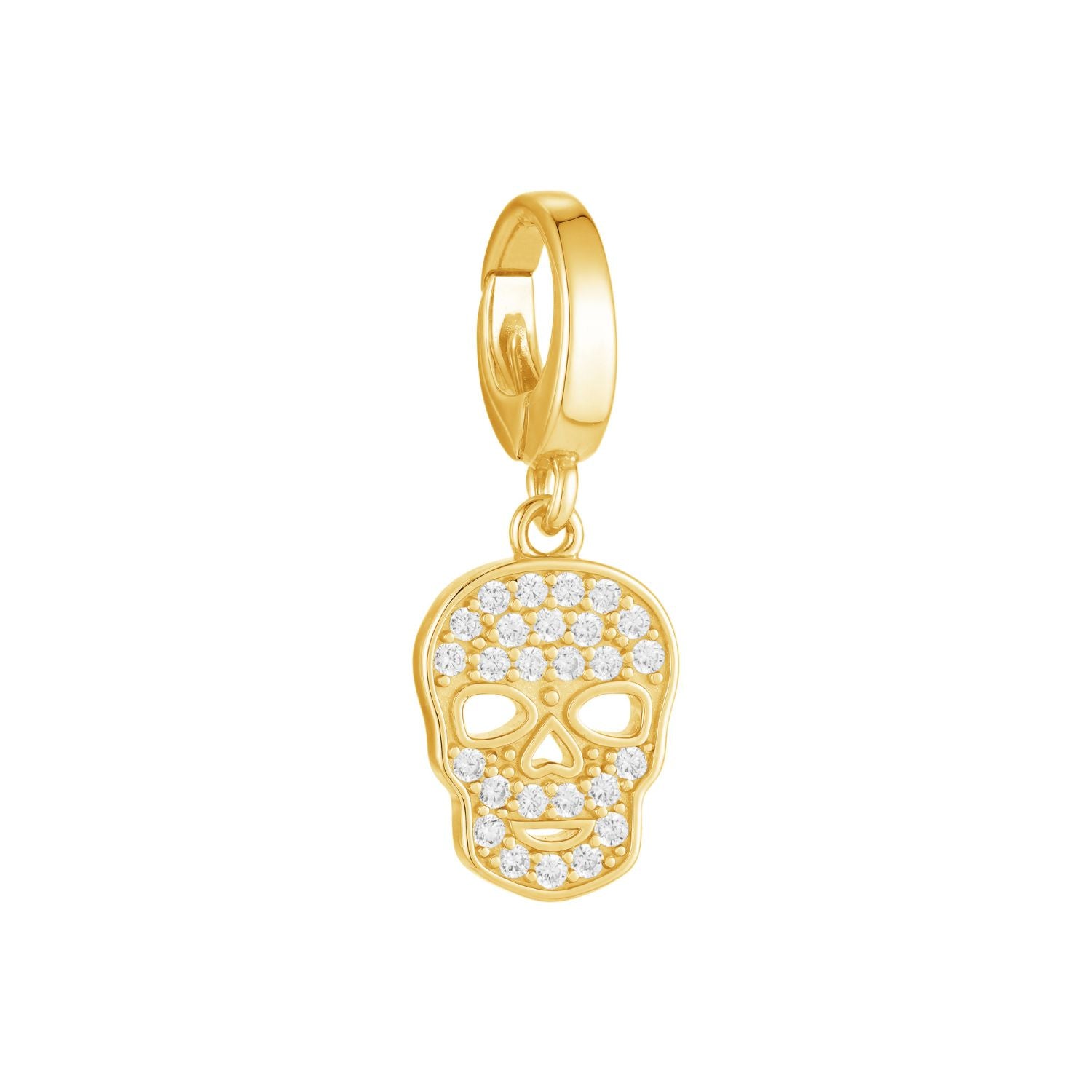 Skull CZ Charm