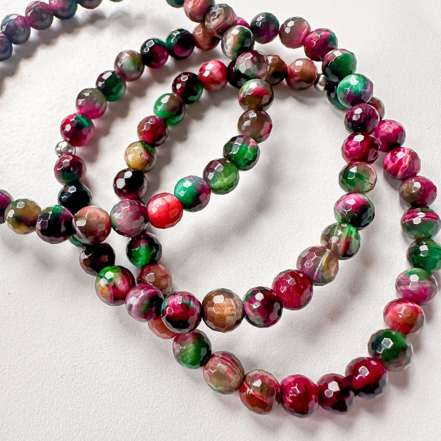 Holiday Tiger's Eye Limited Edition Mini Stacker Bracelet