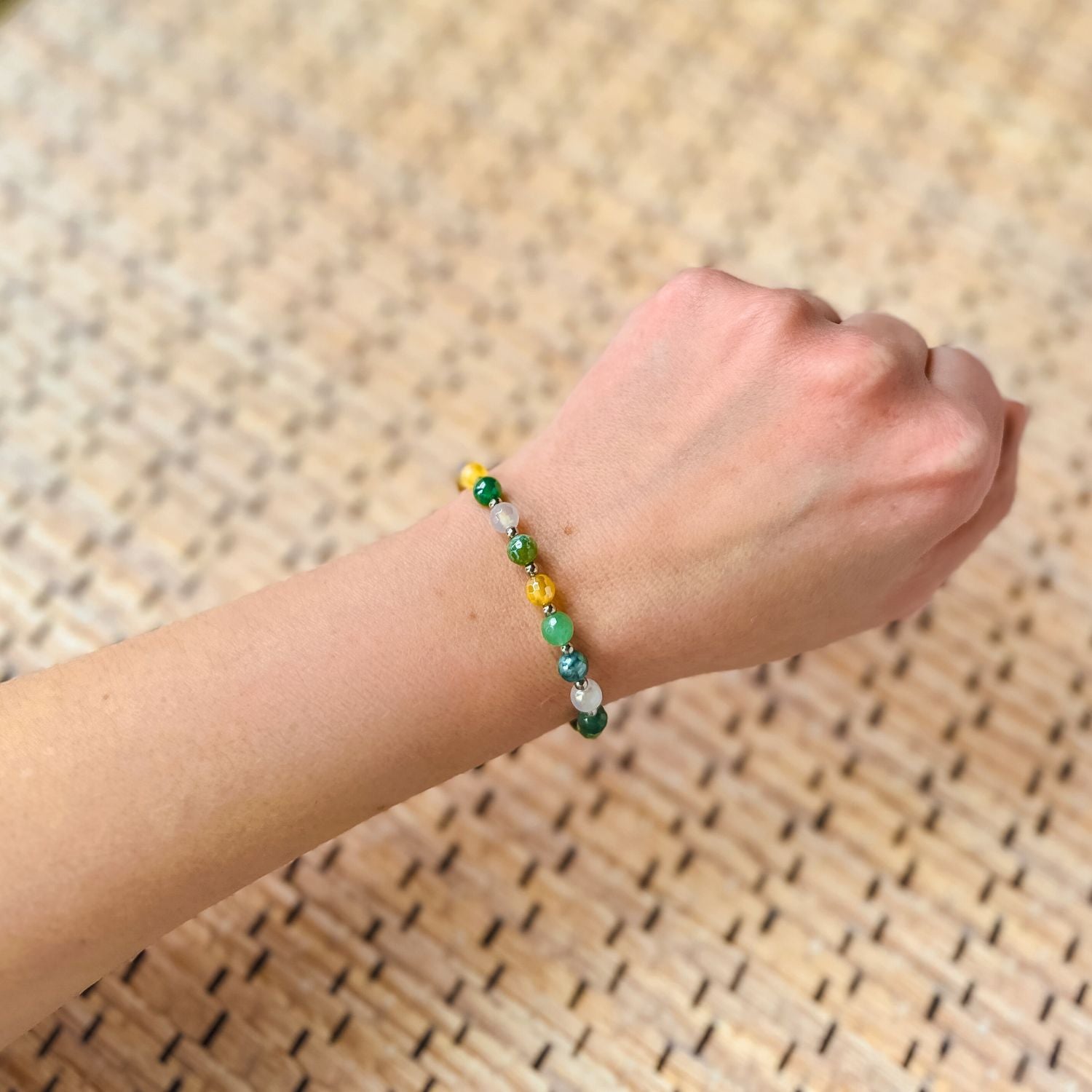 Lucky Confetti One of a Kind Mini Stacker Bracelet