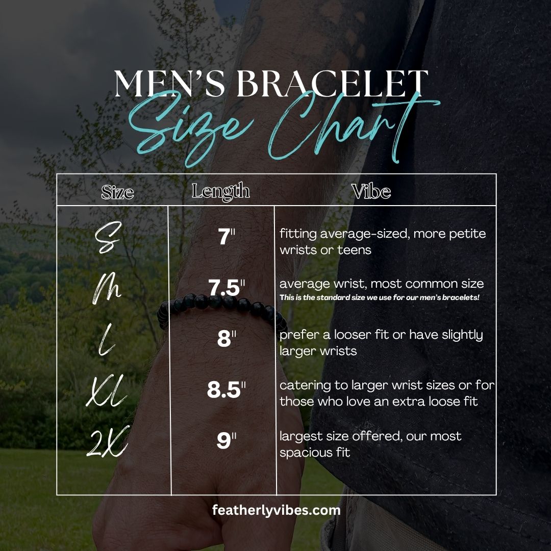 Men's Black Onyx Matte Mini Stacker Bracelet