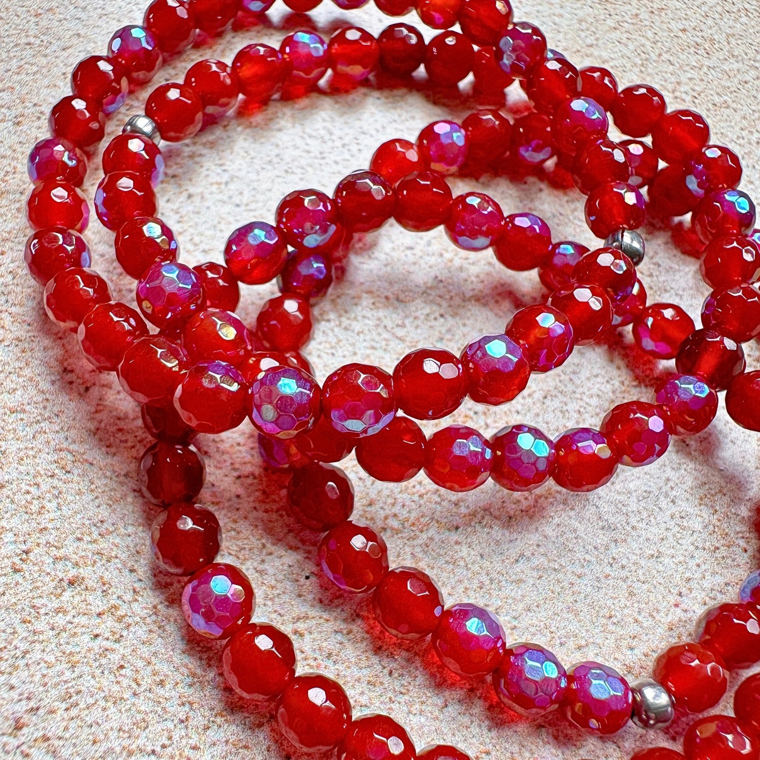Mystic Carnelian Mini Stacker Bracelet
