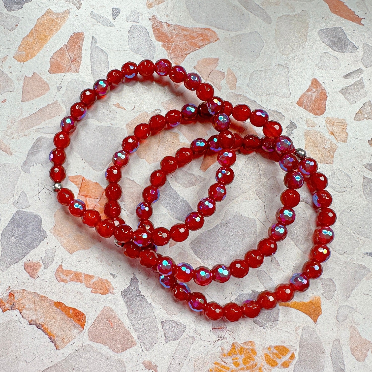 Mystic Carnelian Mini Stacker Bracelet