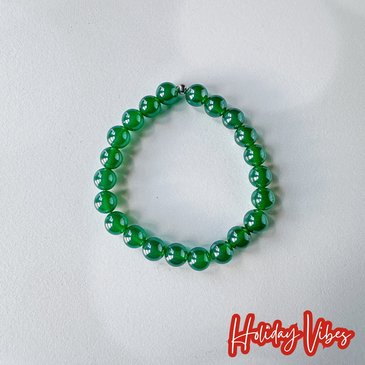 Mystic Green Agate Limited Edition Stacker Bracelet