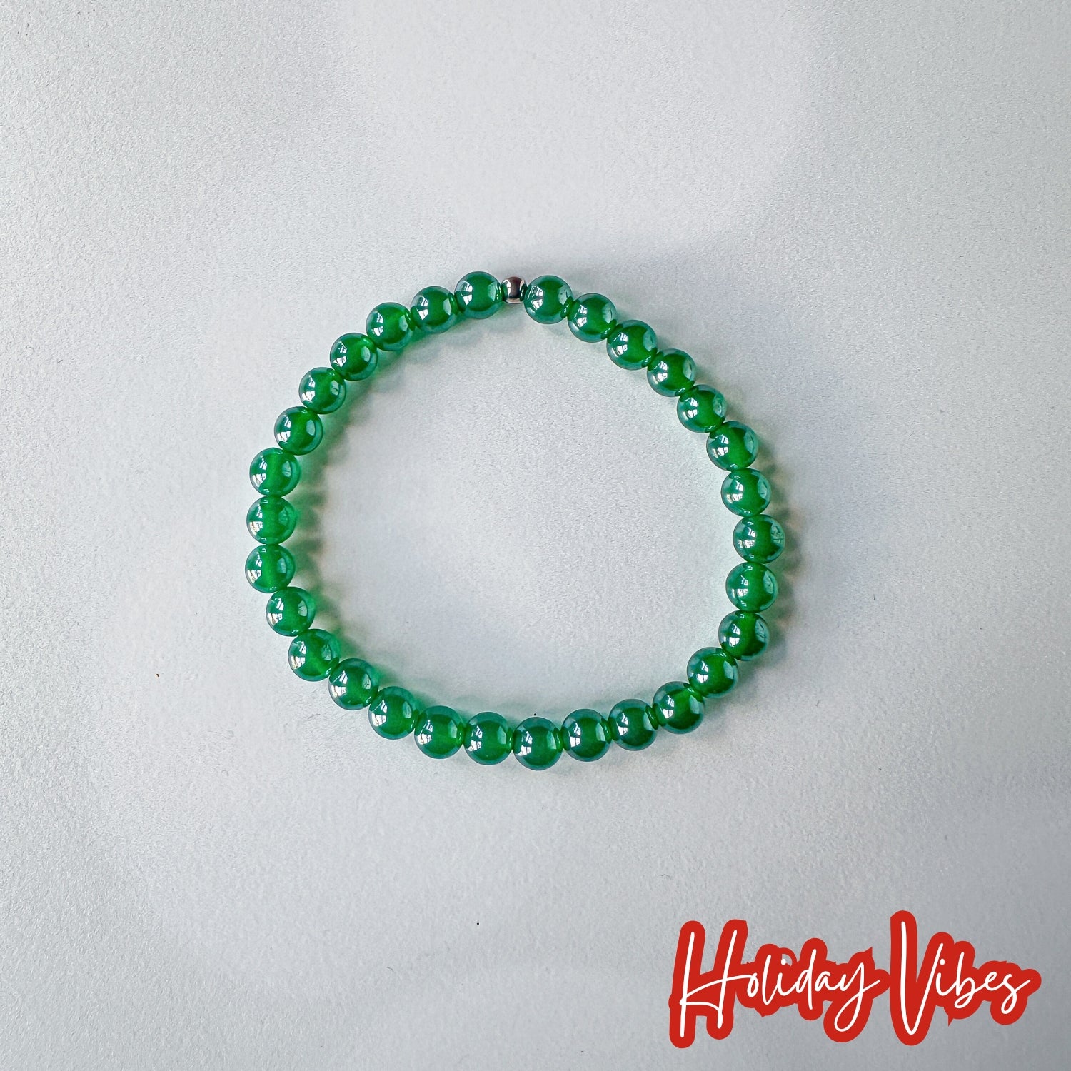 Mystic Green Agate Limited Edition Mini Stacker Bracelet