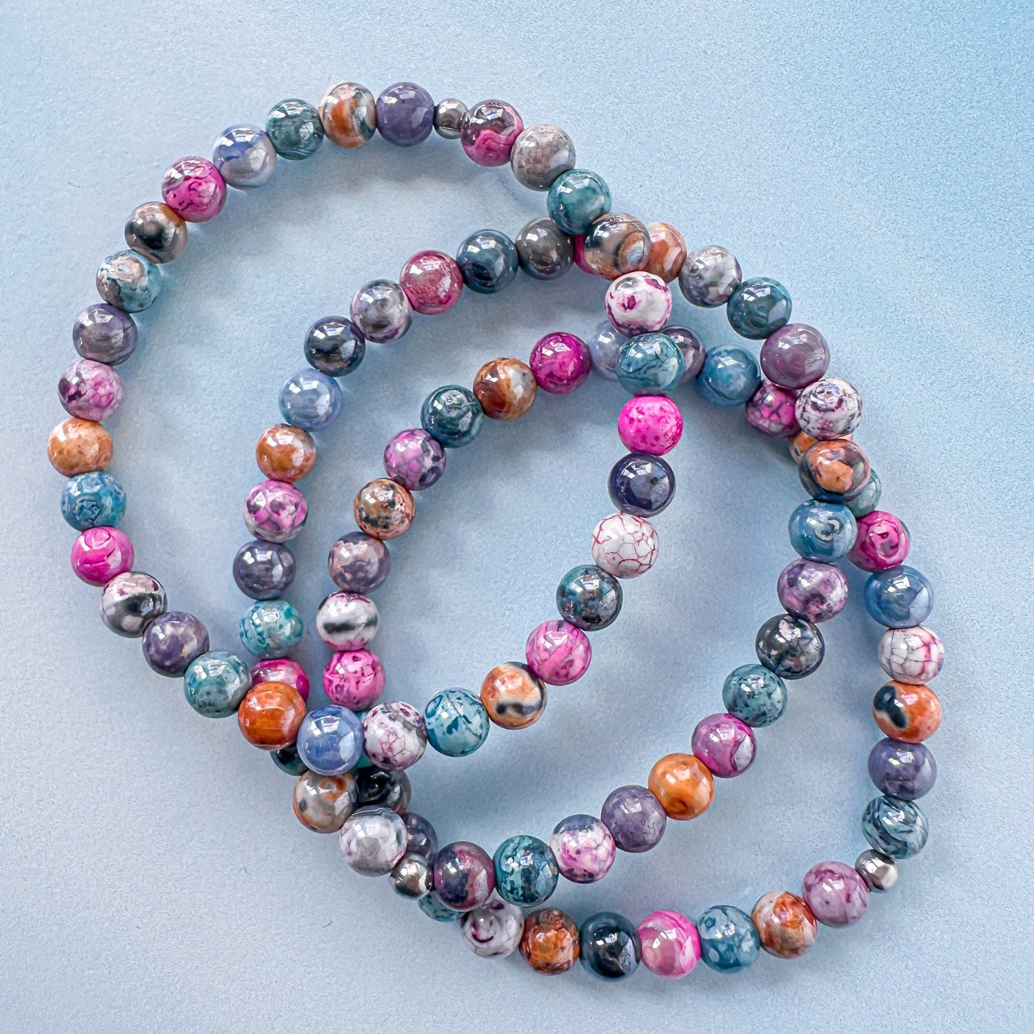 Mystic Rainbow Agate Mini Stacker Bracelet