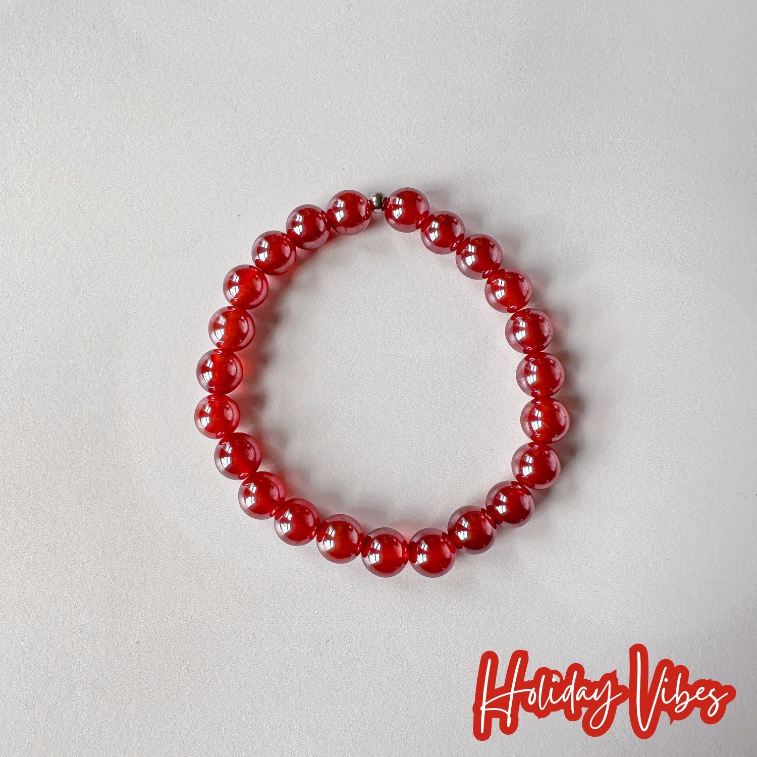 Mystic Red Agate Limited Edition Stacker Bracelet